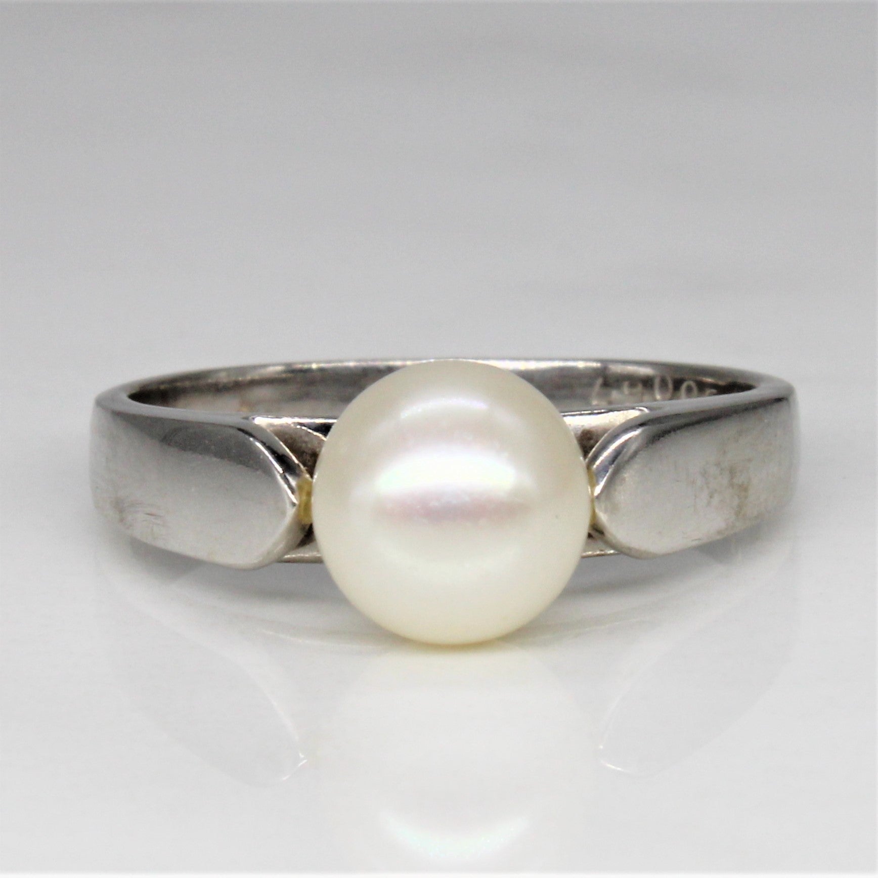 Pearl Solitaire Ring | SZ 5.5 |