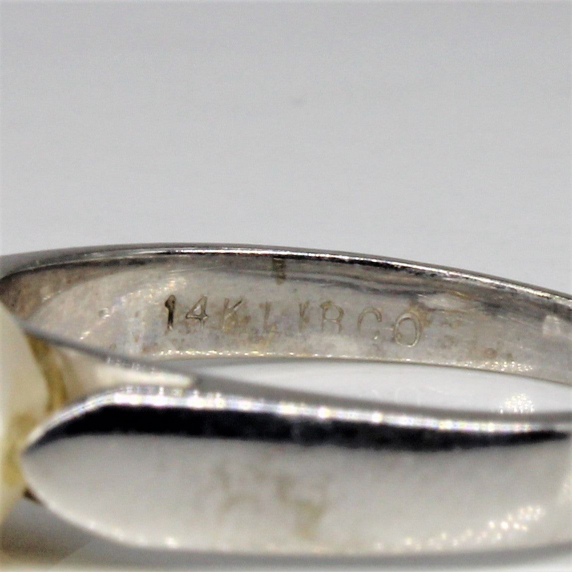 Pearl Solitaire Ring | SZ 5.5 |