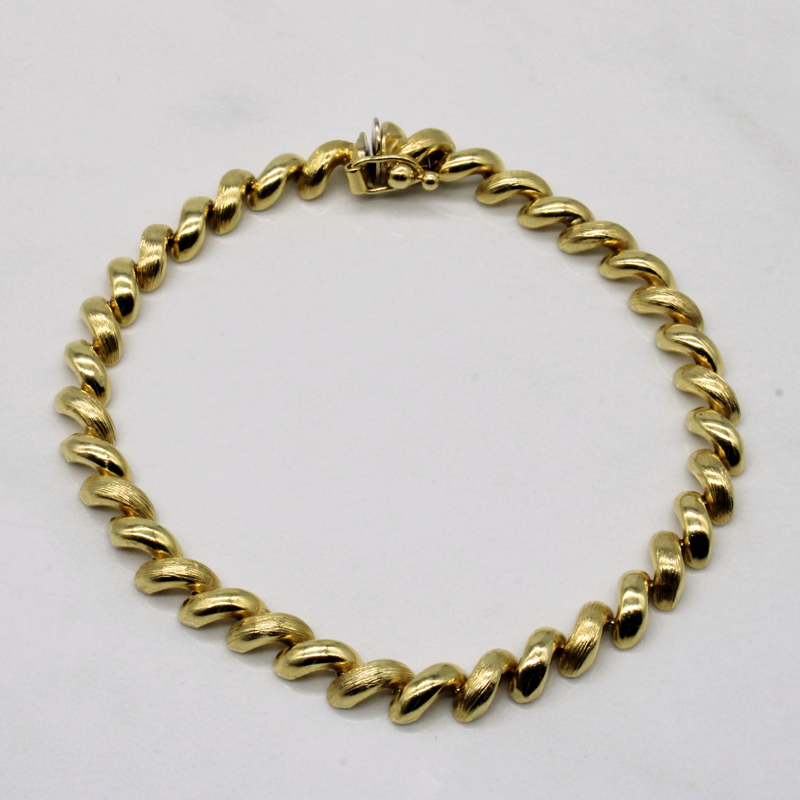 14k Yellow Gold Bracelet | 7" |