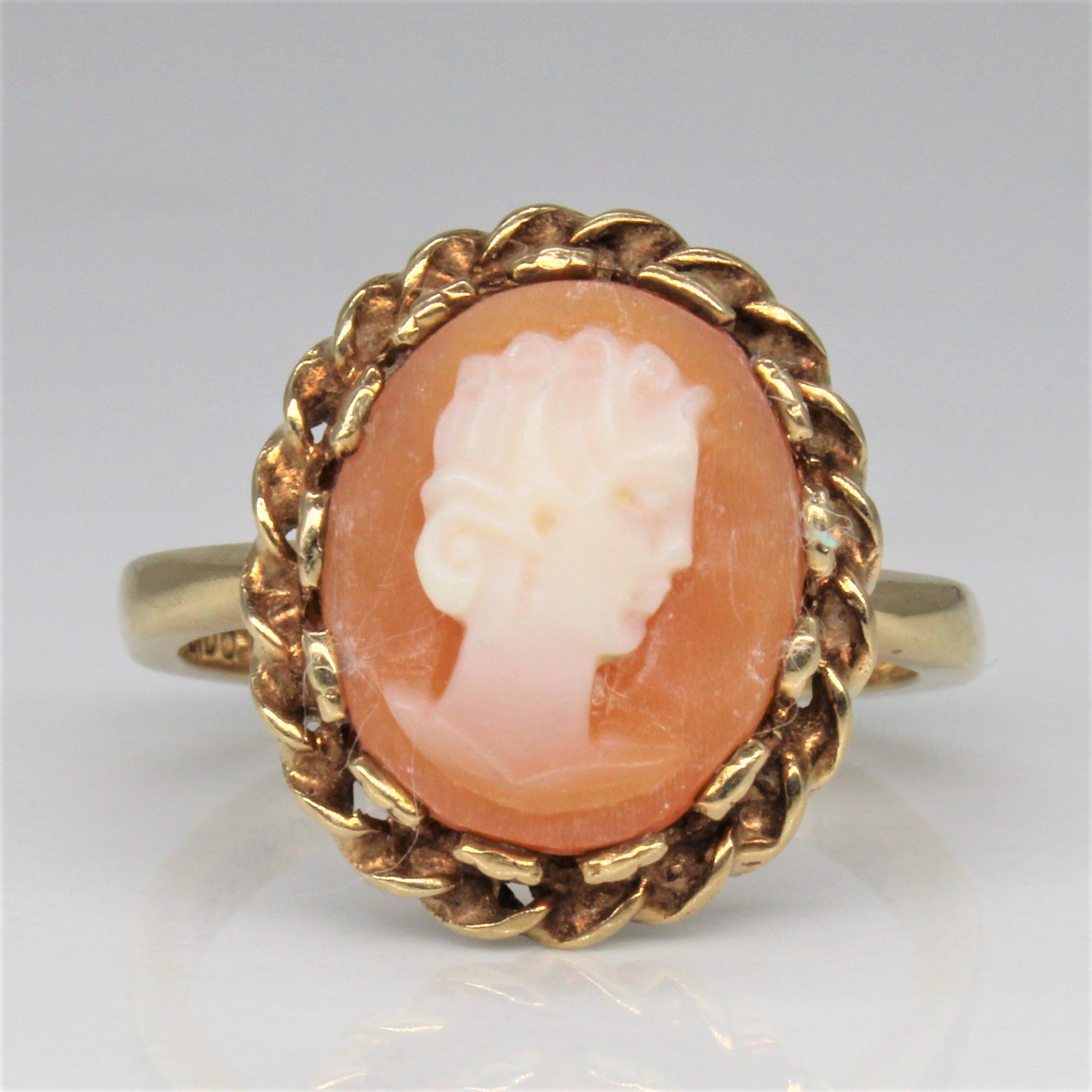 Shell sales cameo ring