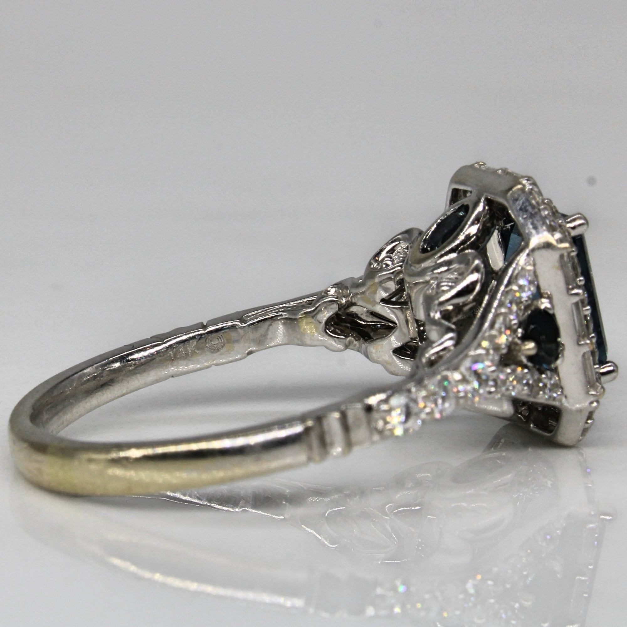 Disney' Cinderella Topaz & Diamond Ring | 2.01ctw, 0.69ctw | SZ 8.5 |