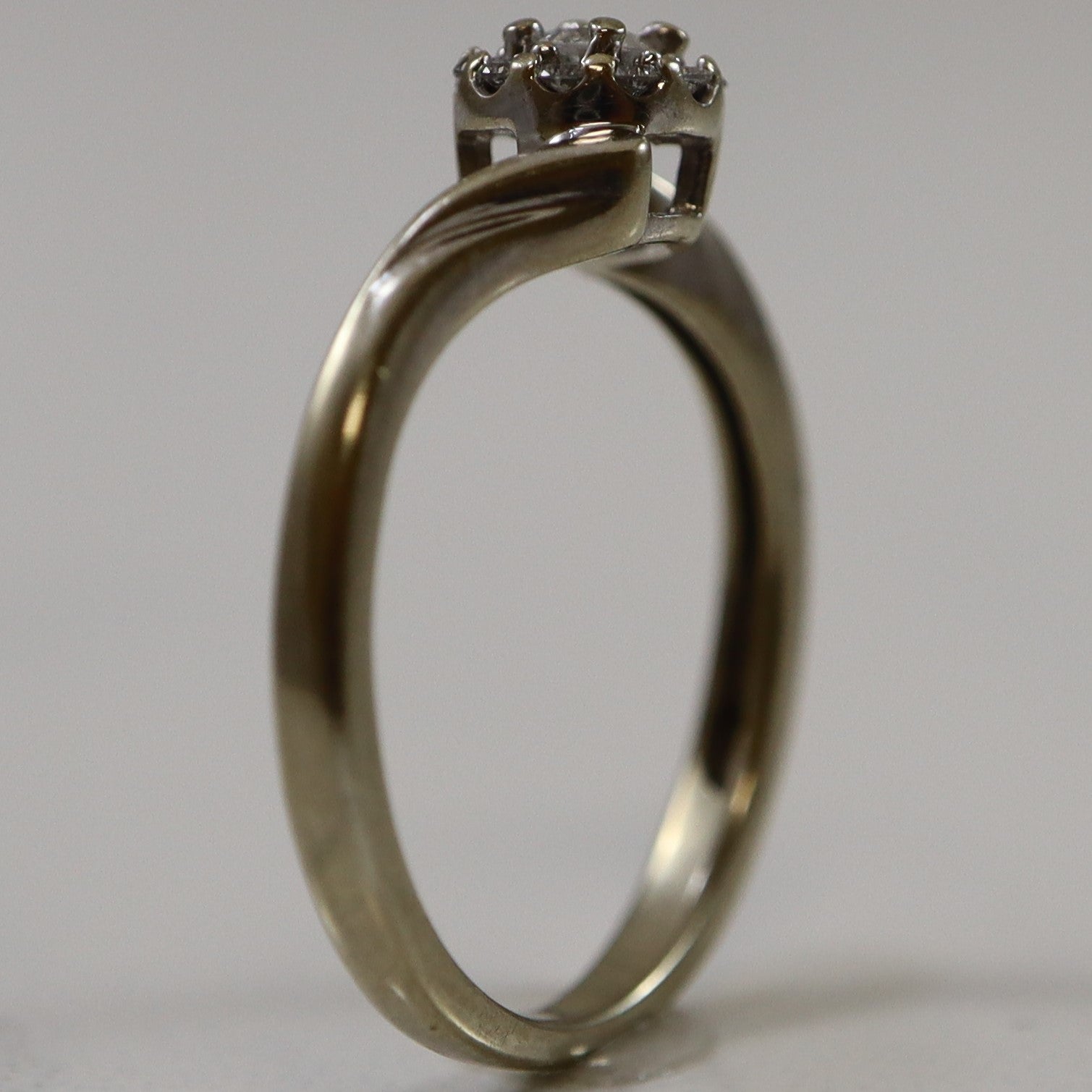 Diamond Bypass Ring | 0.10ctw | SZ 3.25 |