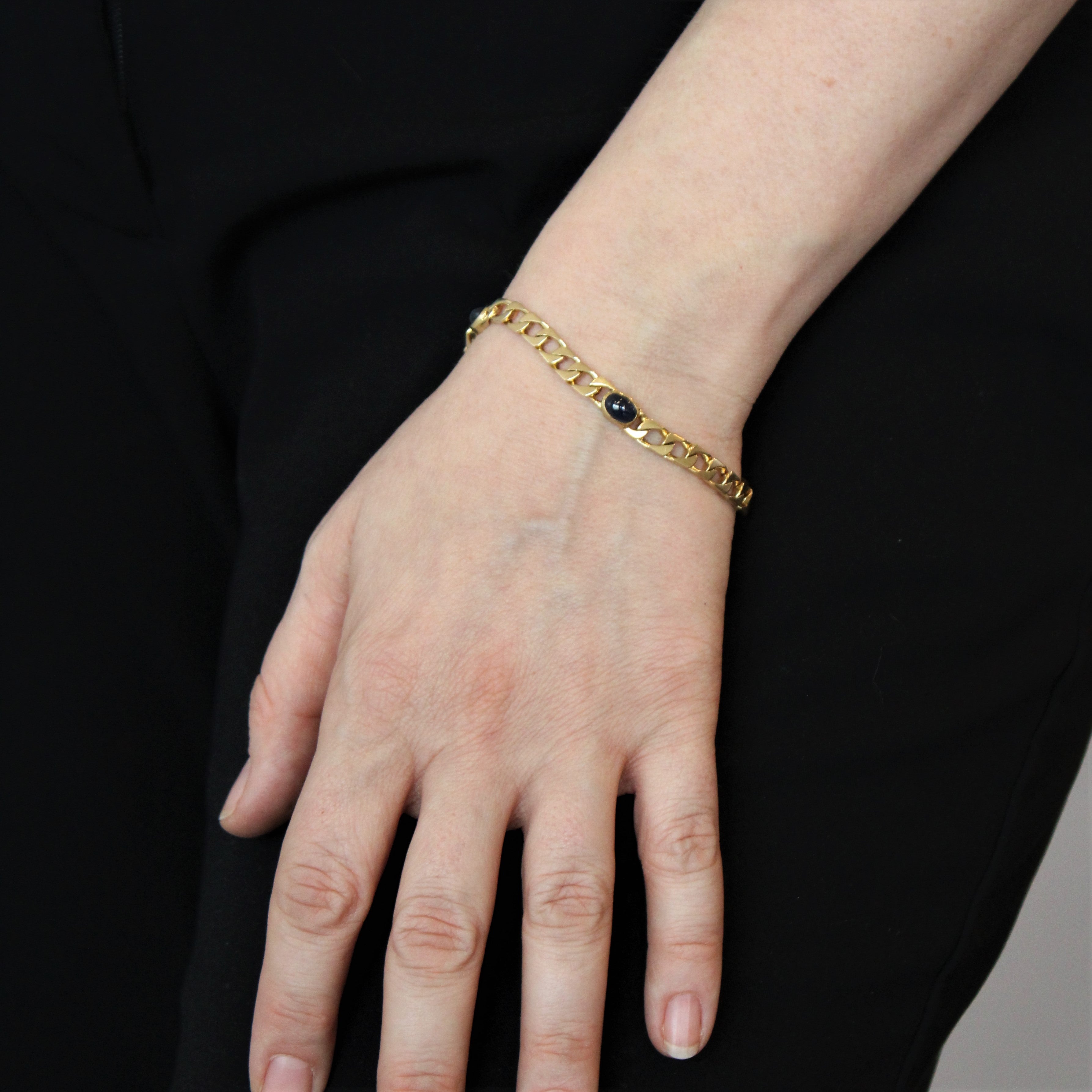 Bracelet Cabochon Saphir | 4.00ctw | 8" |