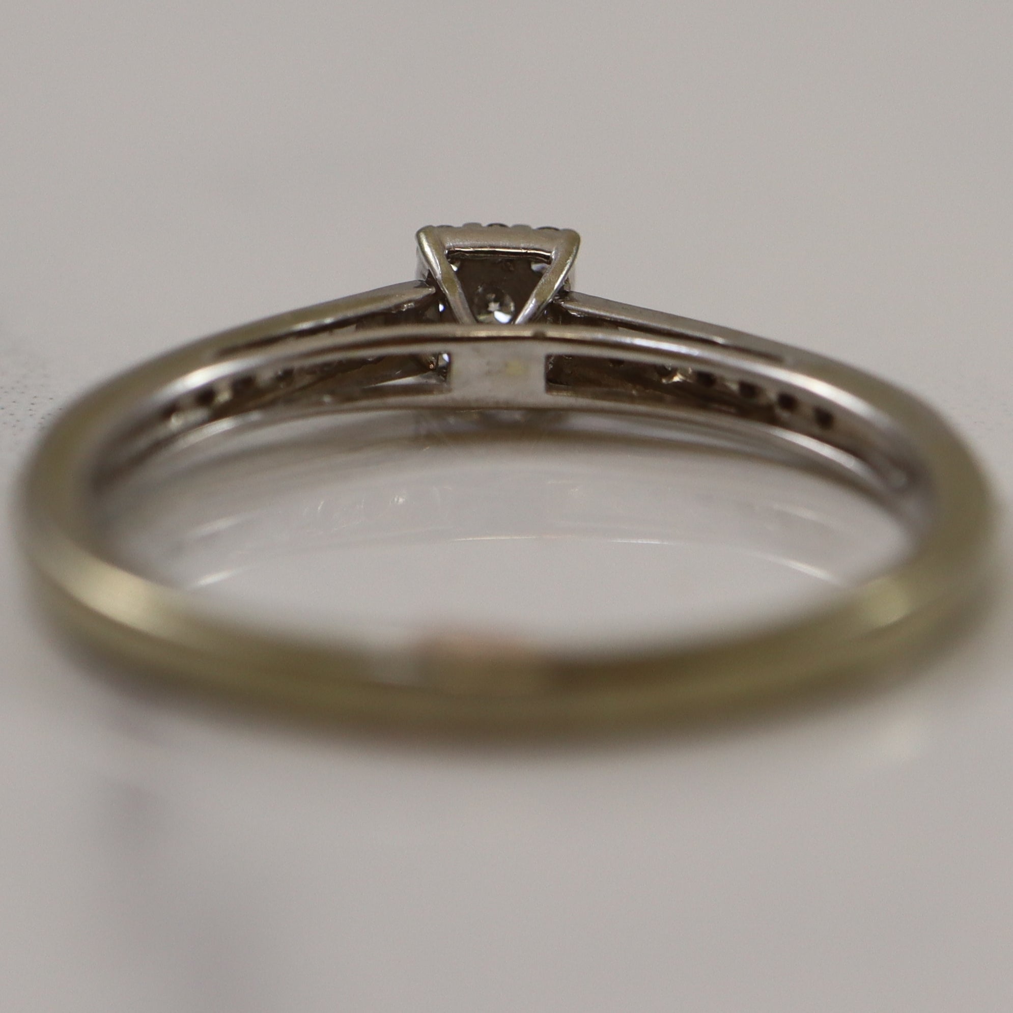 Pave Princess Style Diamond Ring | 0.15ctw | SZ 8.5 |