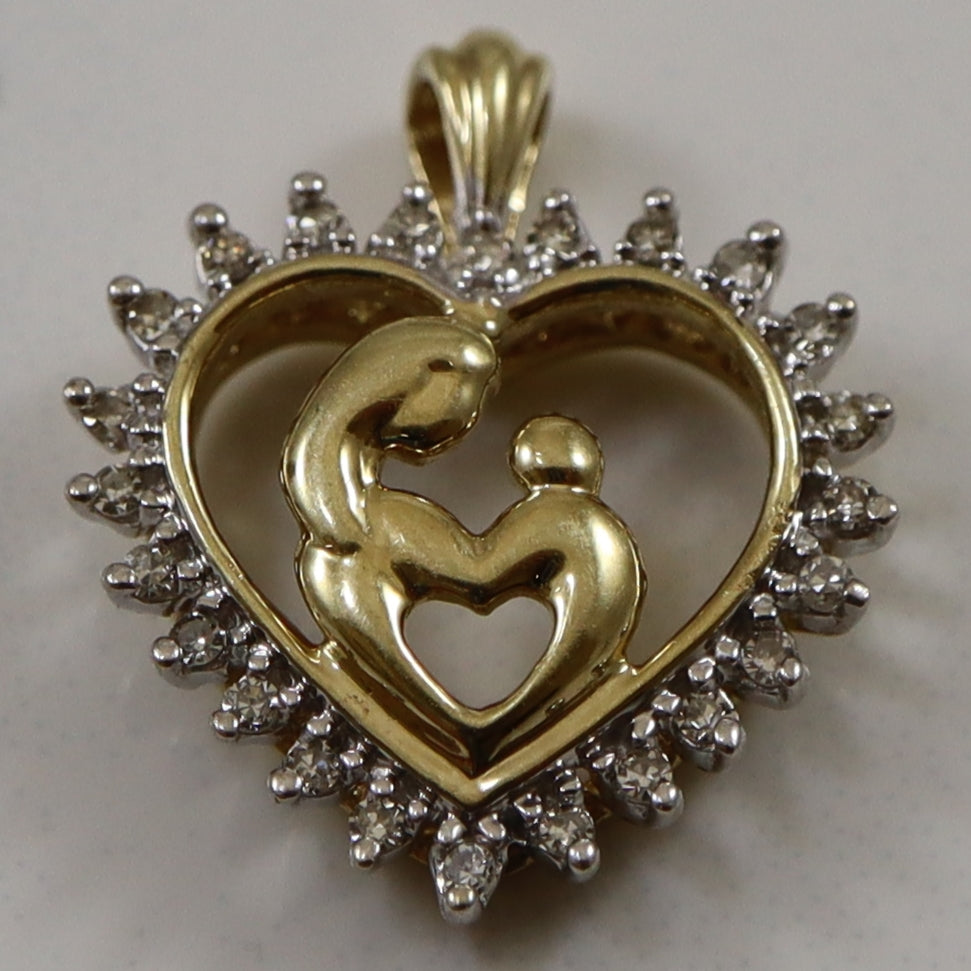 Jcm 10k hot sale heart necklace