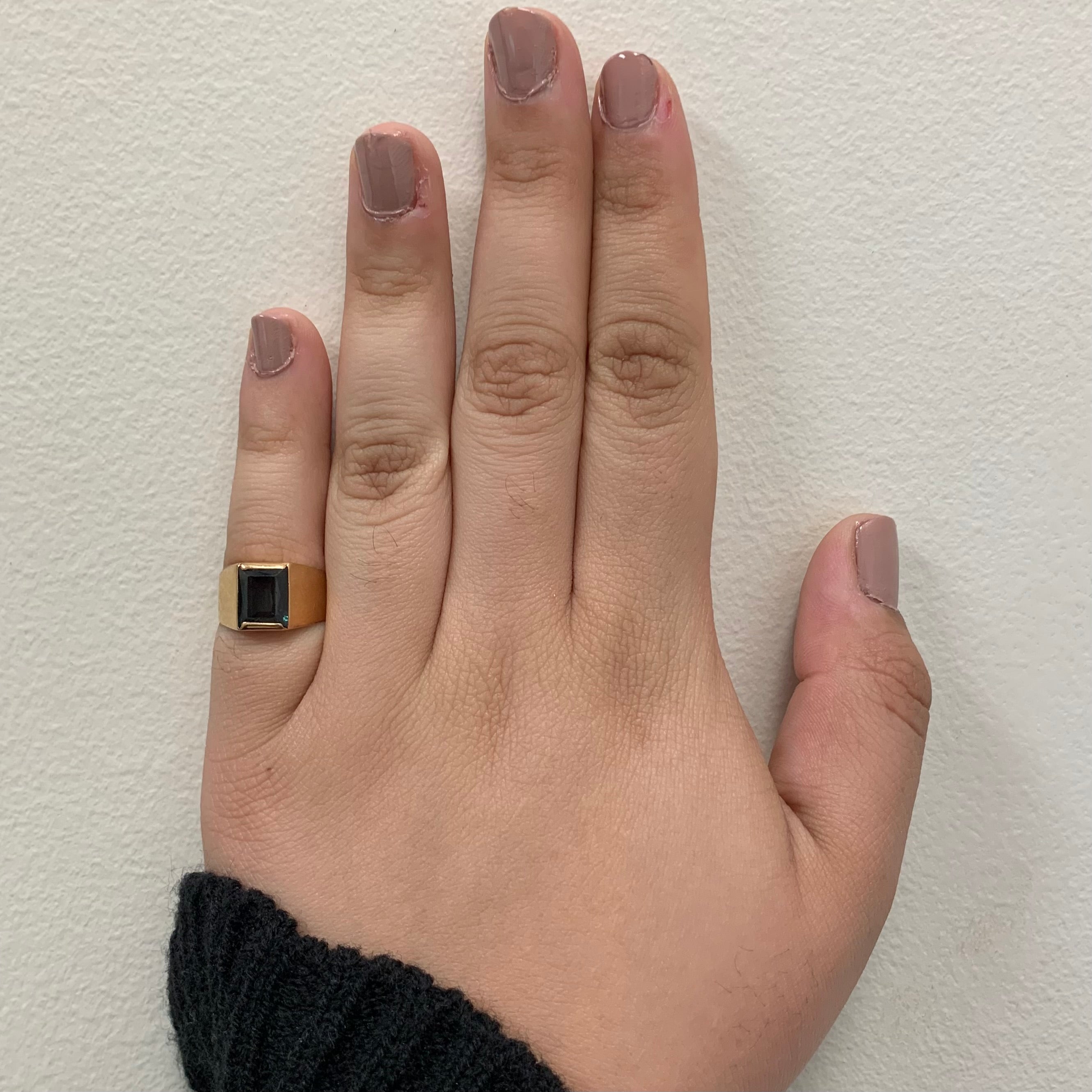 Vintage c. 1963 Swedish-made Synthetic Spinel Ring | 2.50ct | SZ 5 |