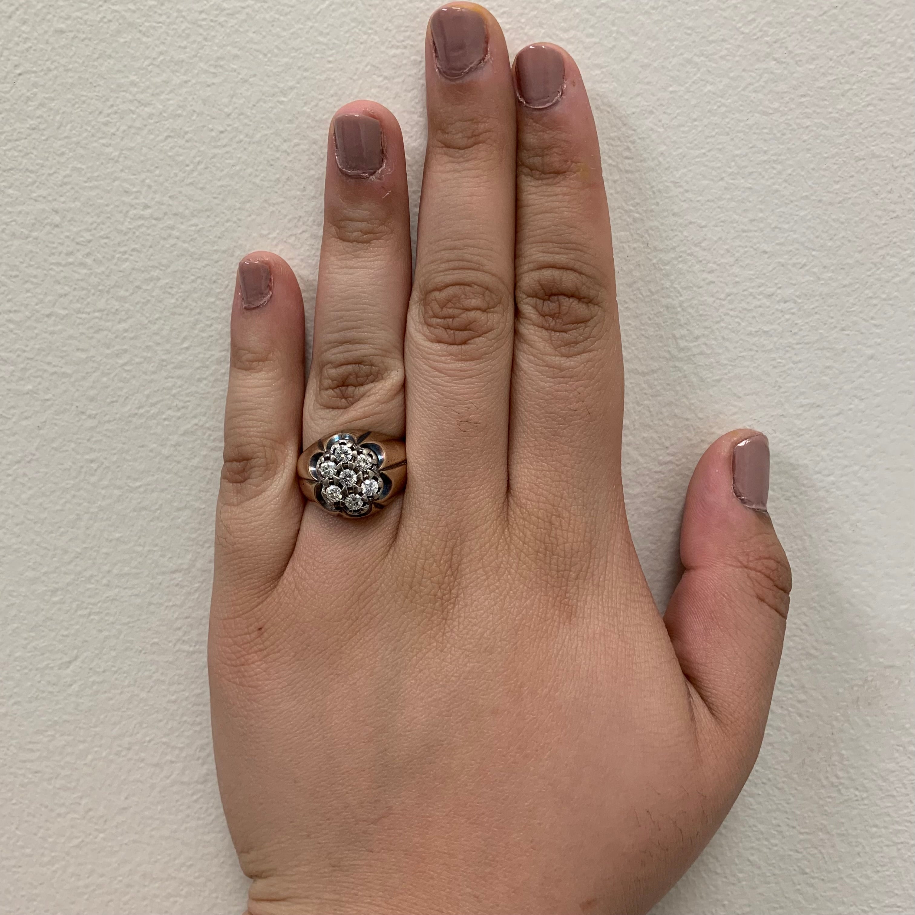 Cluster Diamond Ring | 0.84ctw | SZ 11.25 |
