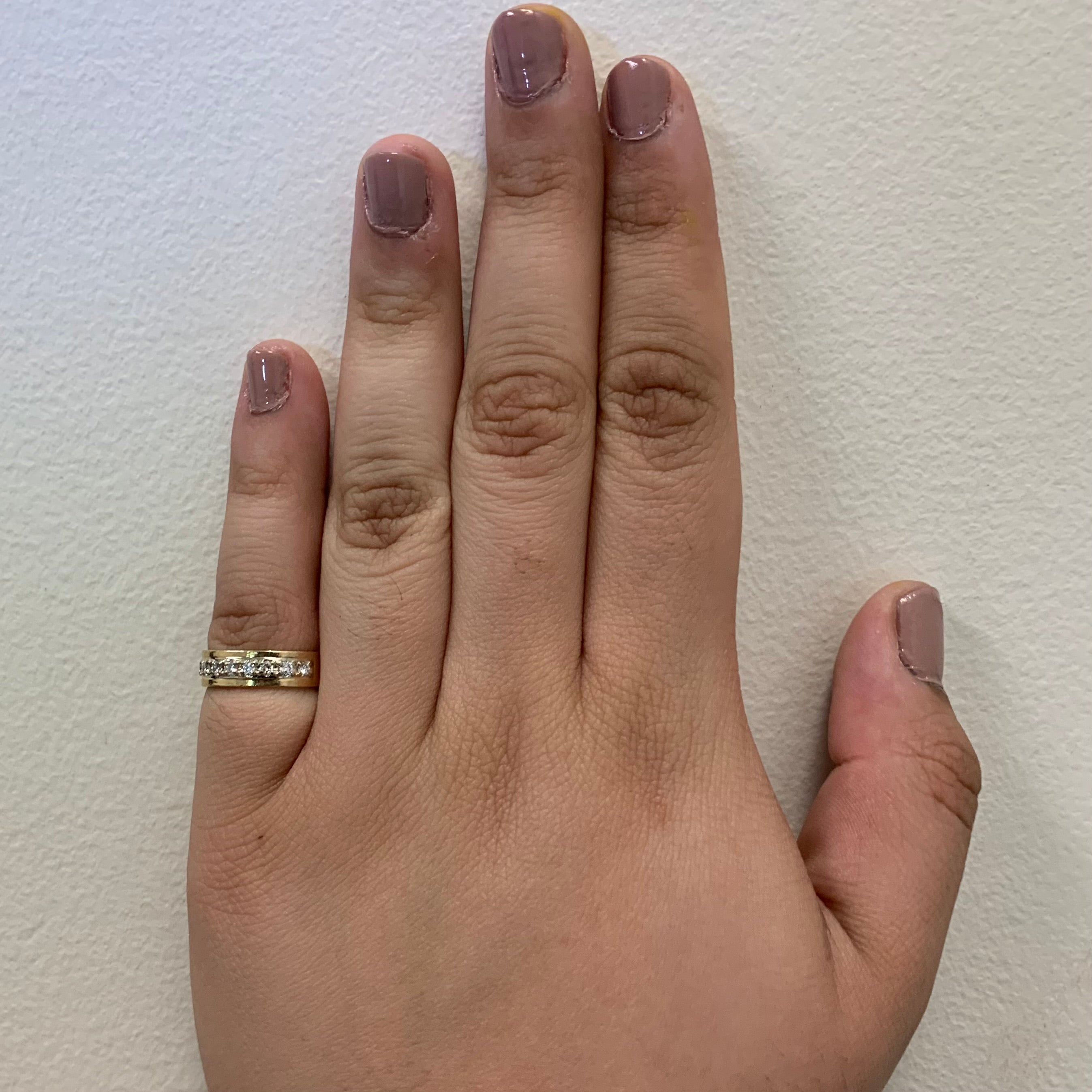 Semi Eternity Diamond Ring | 0.24ctw | SZ 4.5 |
