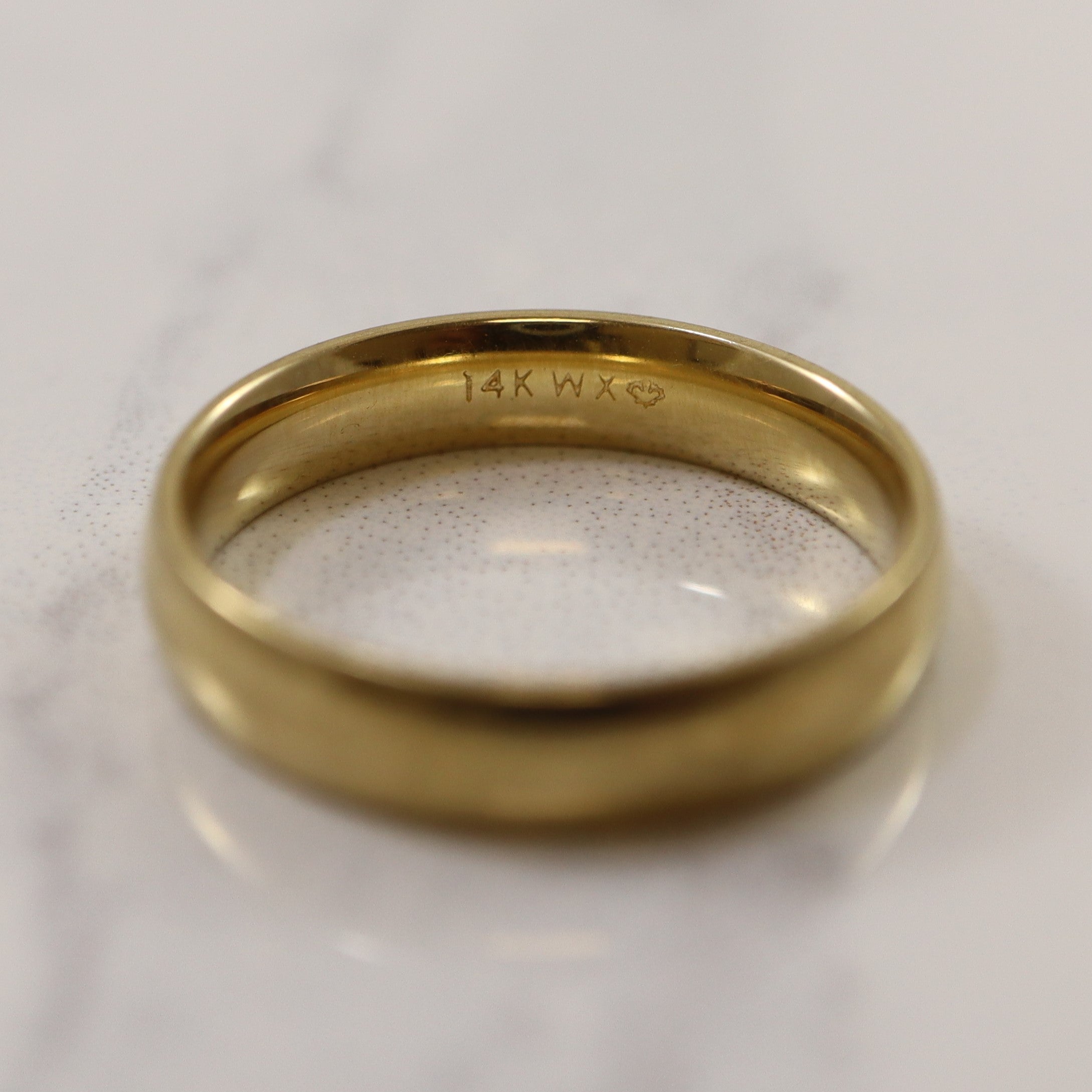 Classic Yellow Gold Band | SZ 6.5 |