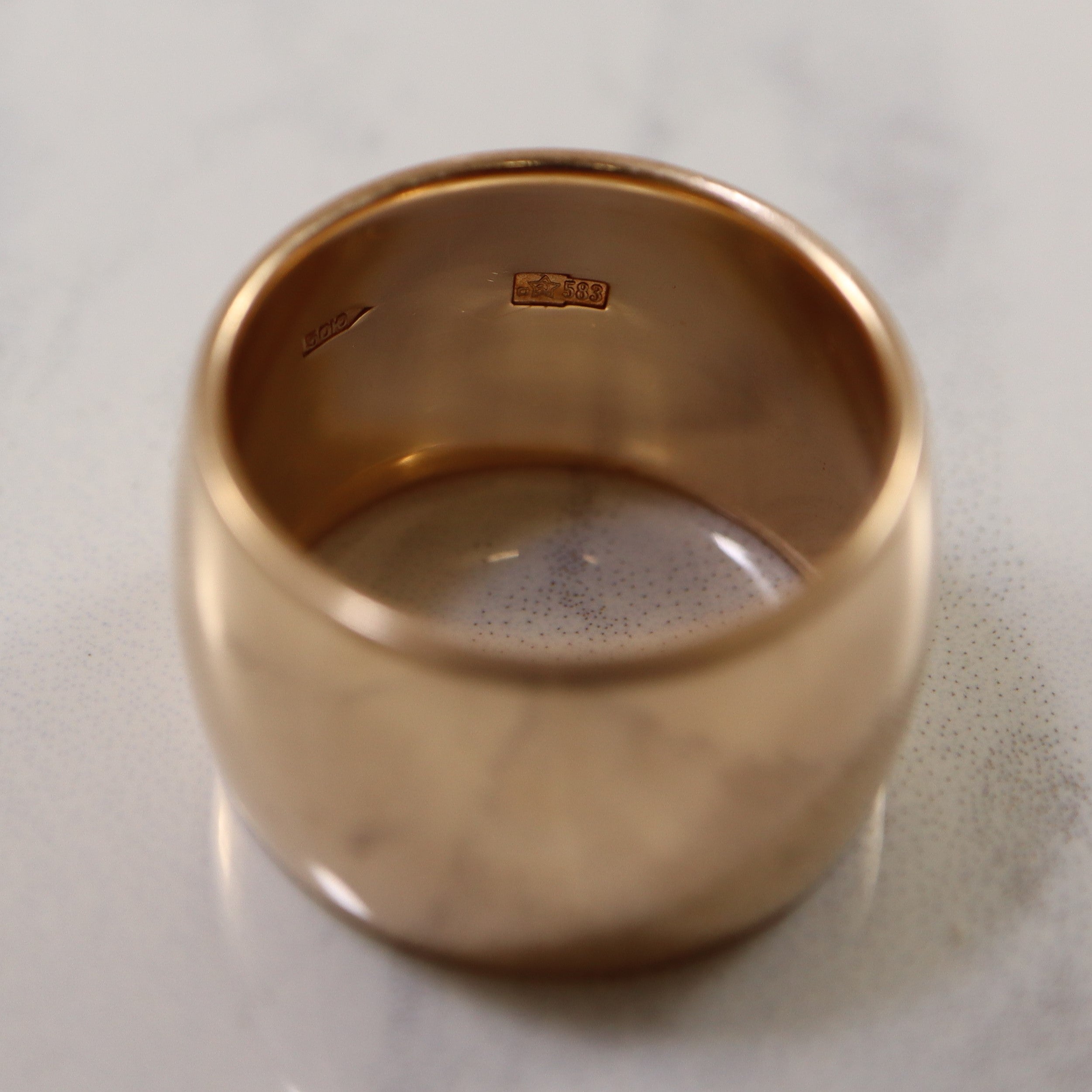 1975 Odesa Rose Gold Cigar Band | SZ 9 |