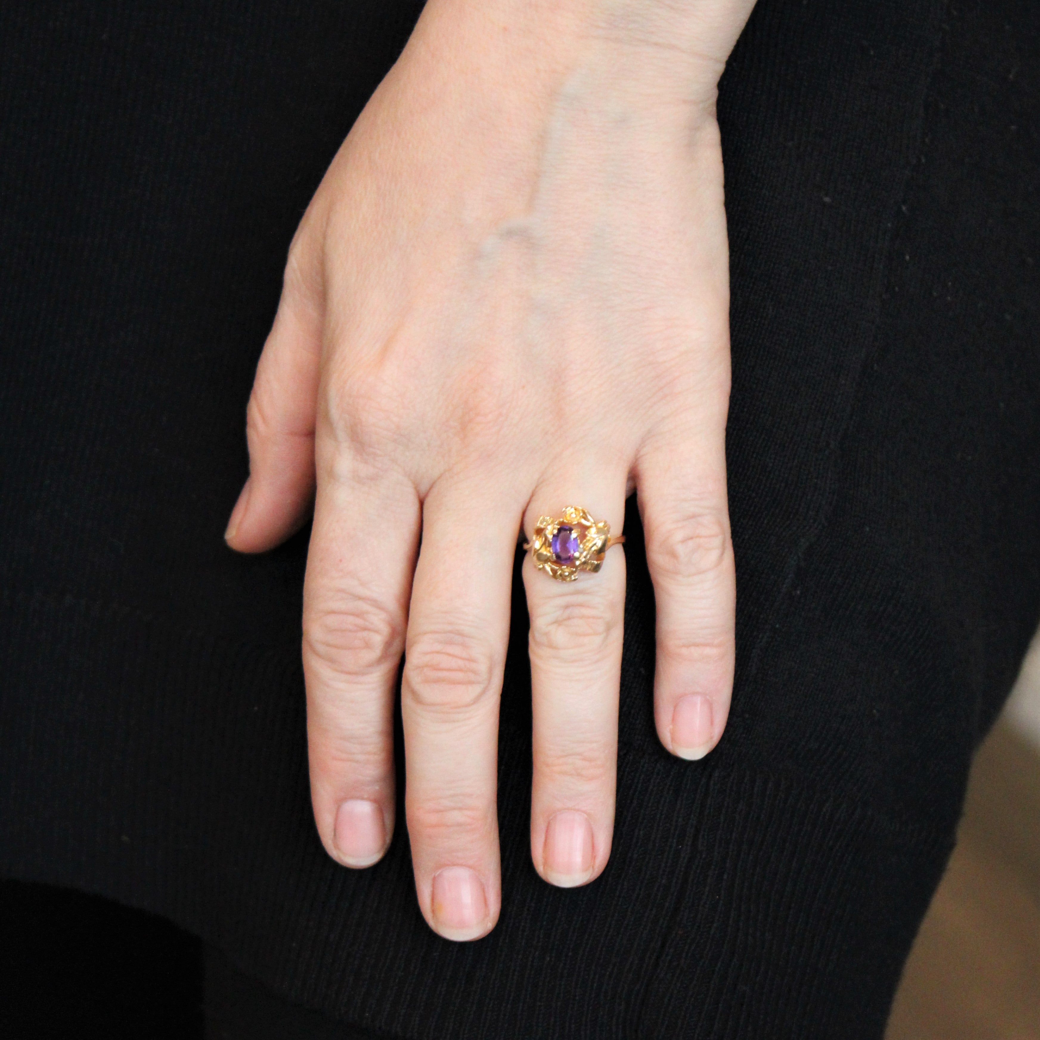 Amethyst Cocktail Ring | 0.50ct | SZ 5.75 |