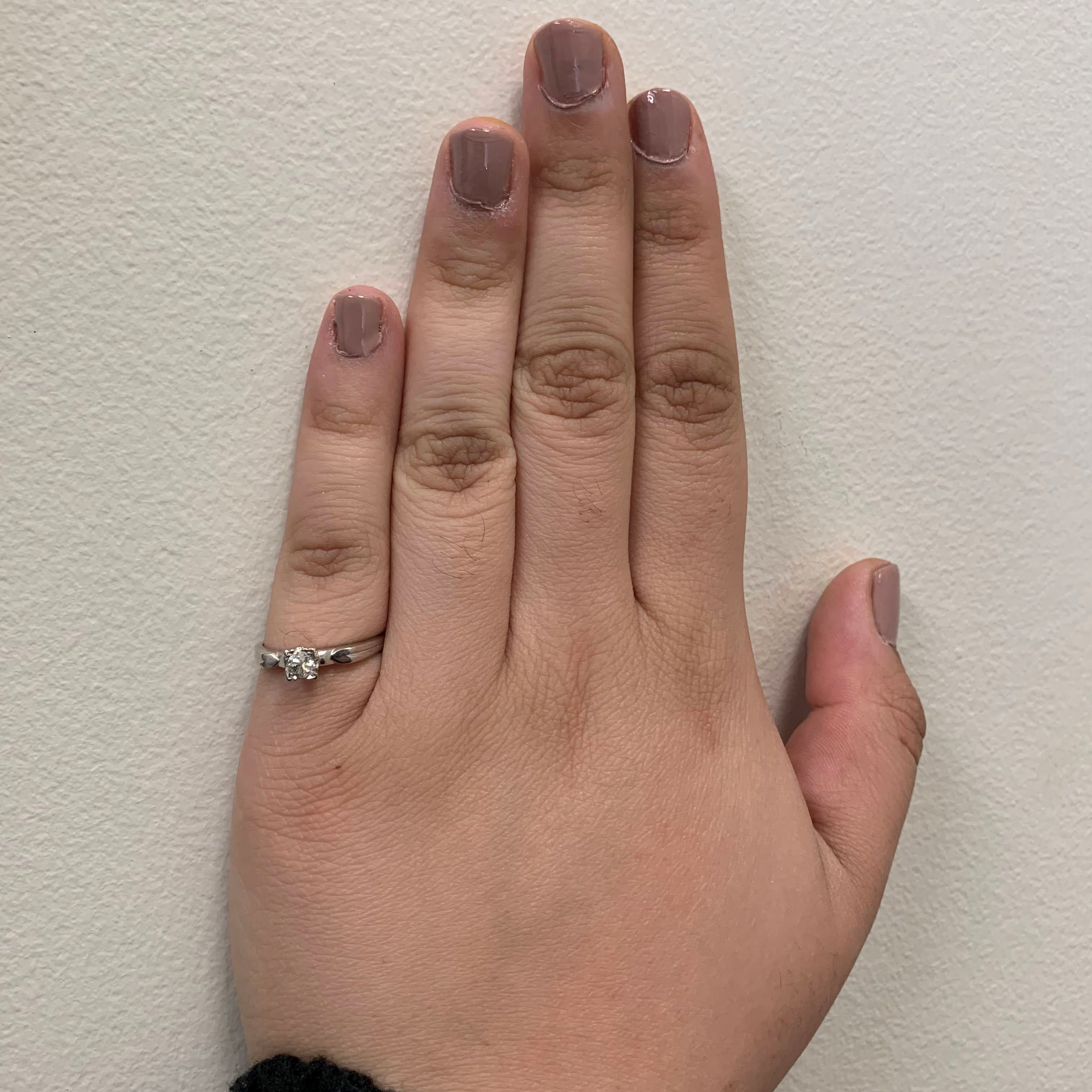 Retro Solitaire Diamond Ring | 0.15ct | SZ 5.75 |