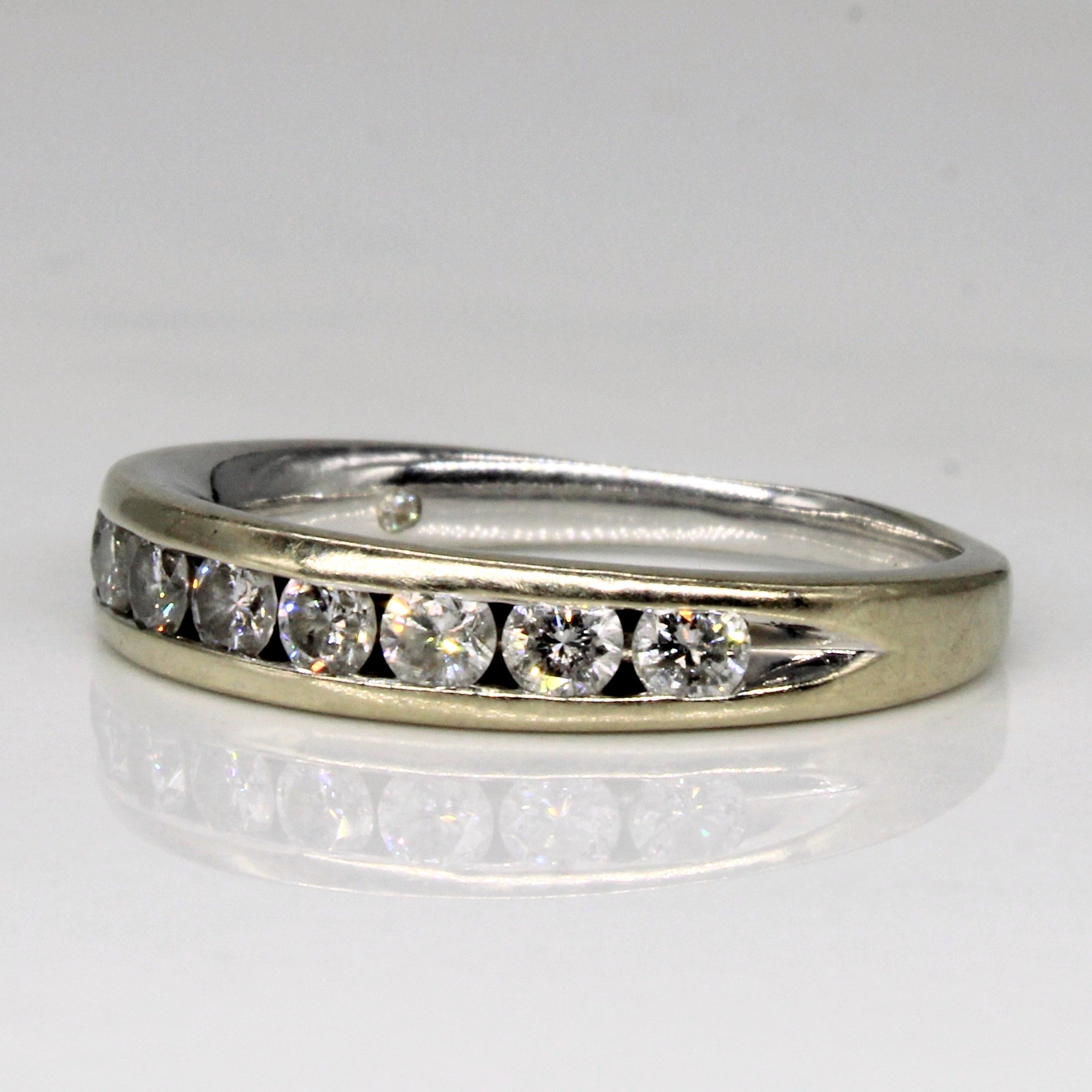 Bague sertie de diamants en canal | 0,50 ct | Taille 6,5 |