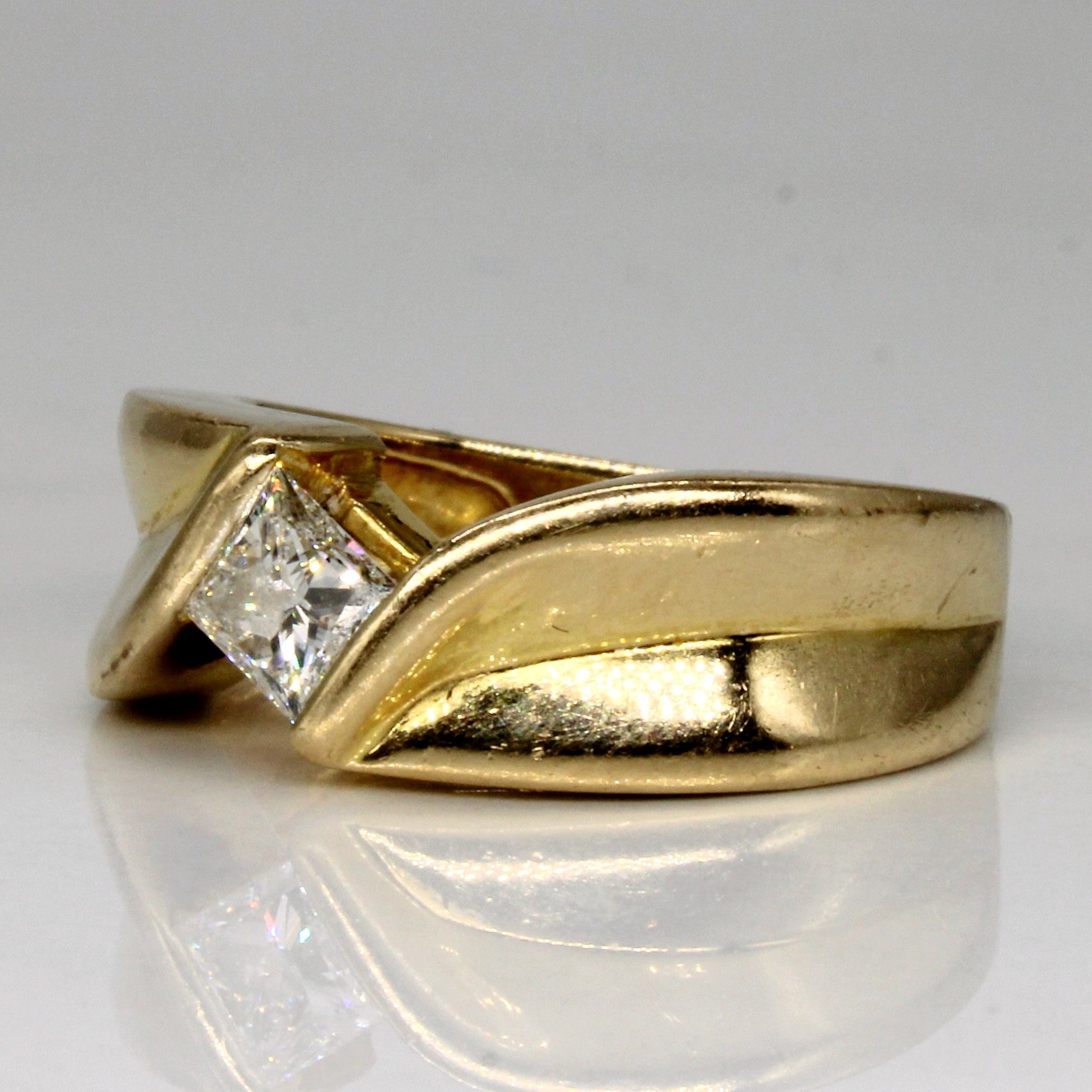 Princess Cut Diamond Engagement Ring | 0.49ct | SZ 6.25 |