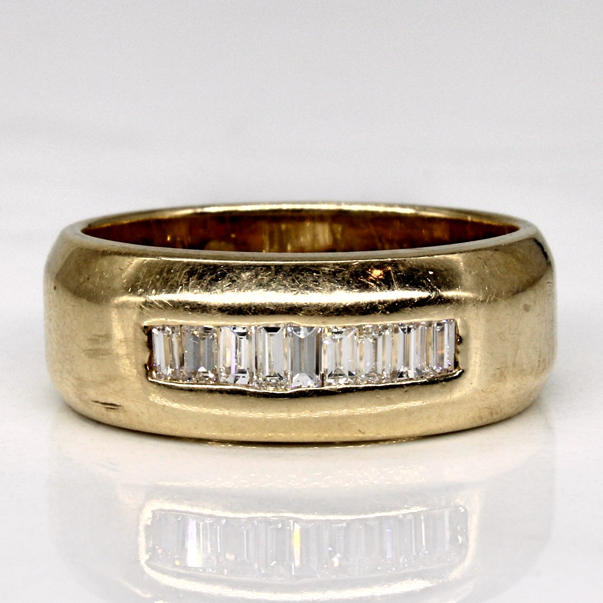 Wide Baguette Diamond Band | 0.36ctw | SZ 8.25 |