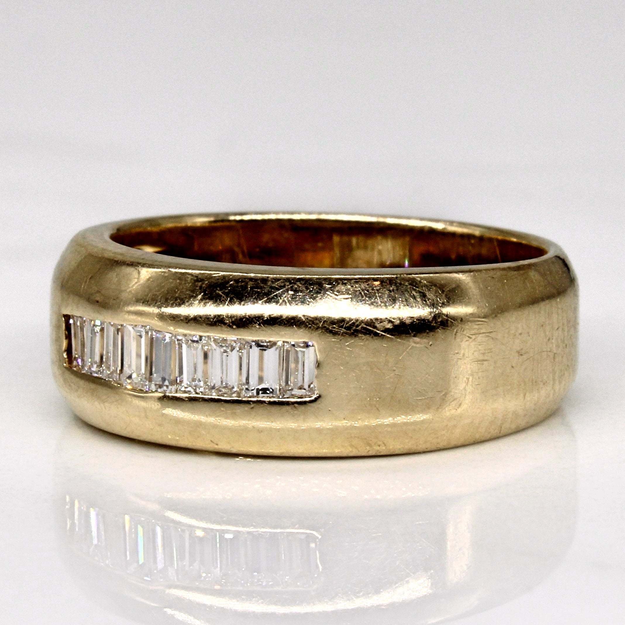 Wide Baguette Diamond Band | 0.36ctw | SZ 8.25 |