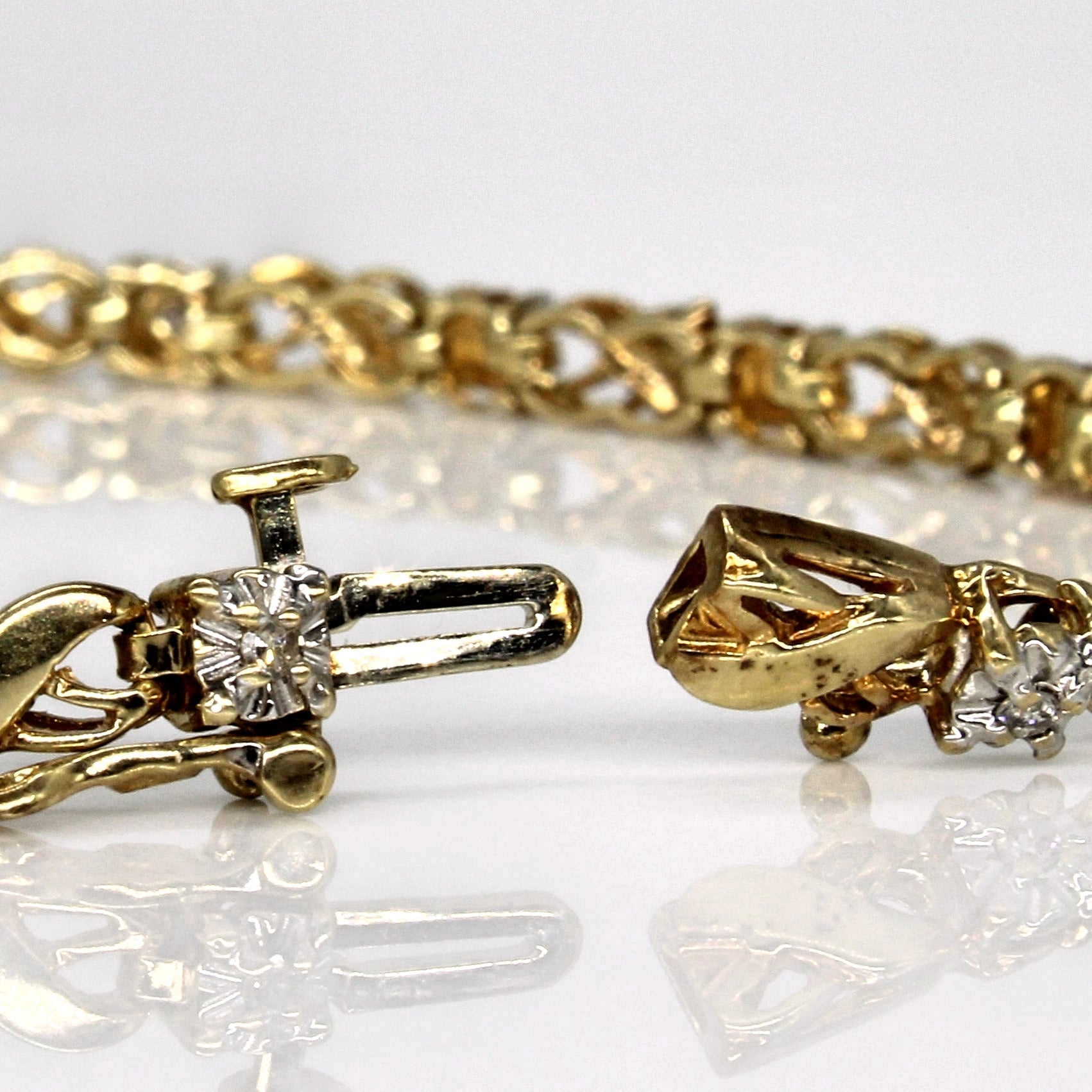 Diamond Illusion Tennis Bracelet | 0.24ctw | 7" |