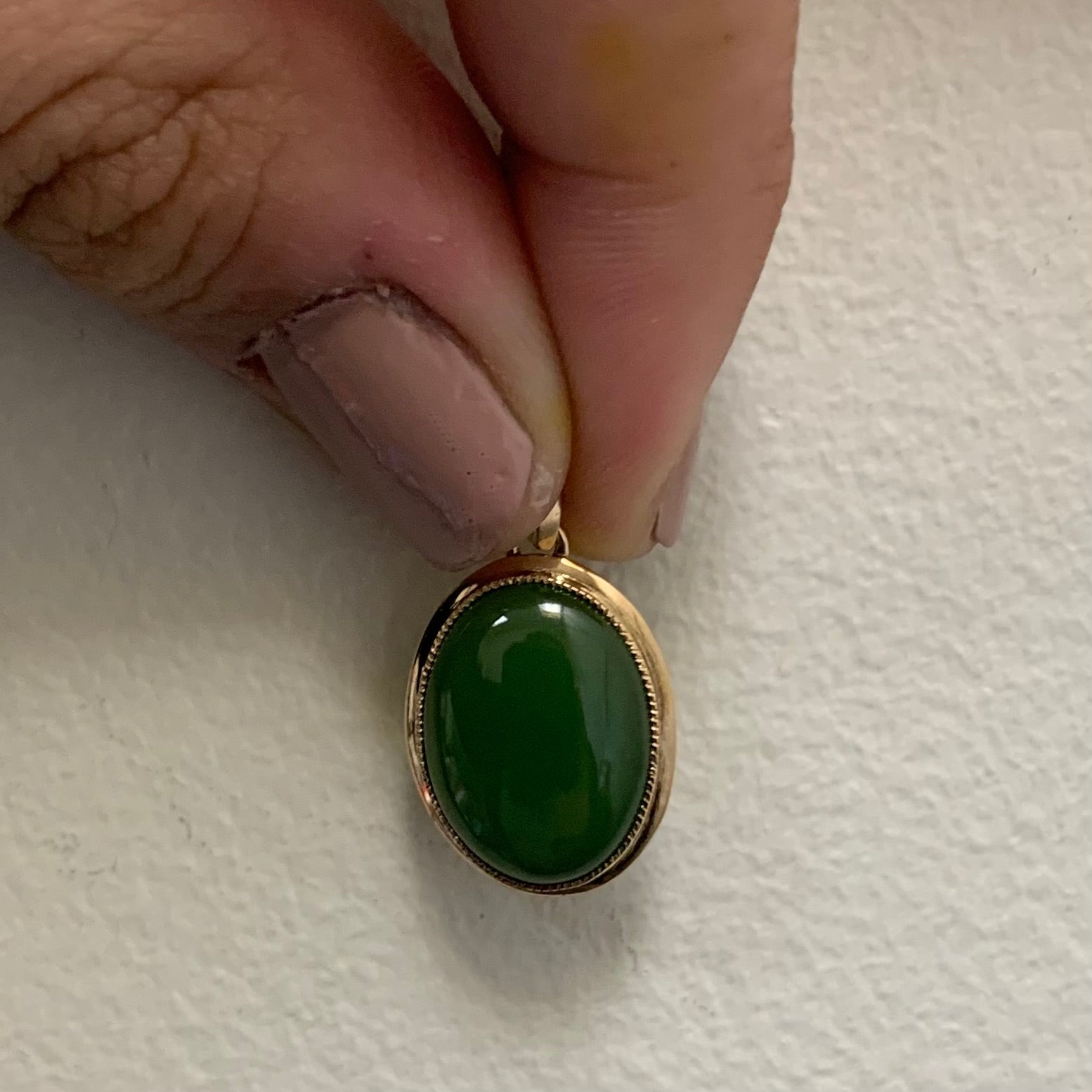 Nephrite Cabochon Pendant | 5.00ct |