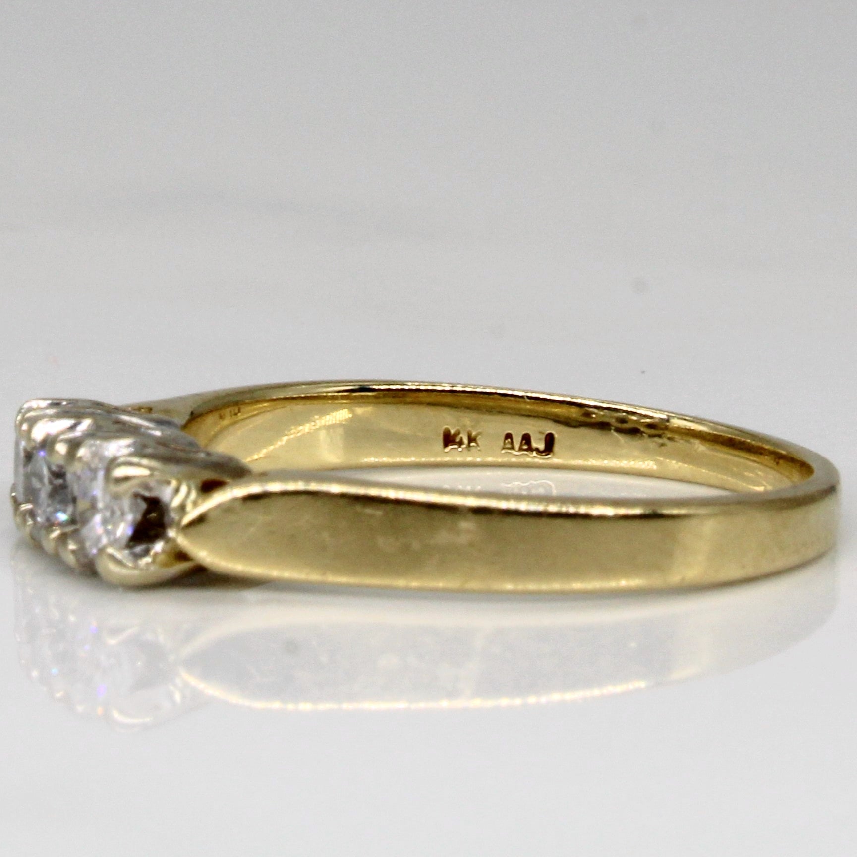 Diamond Three Stone Ring | 0.24ctw | SZ 6 |