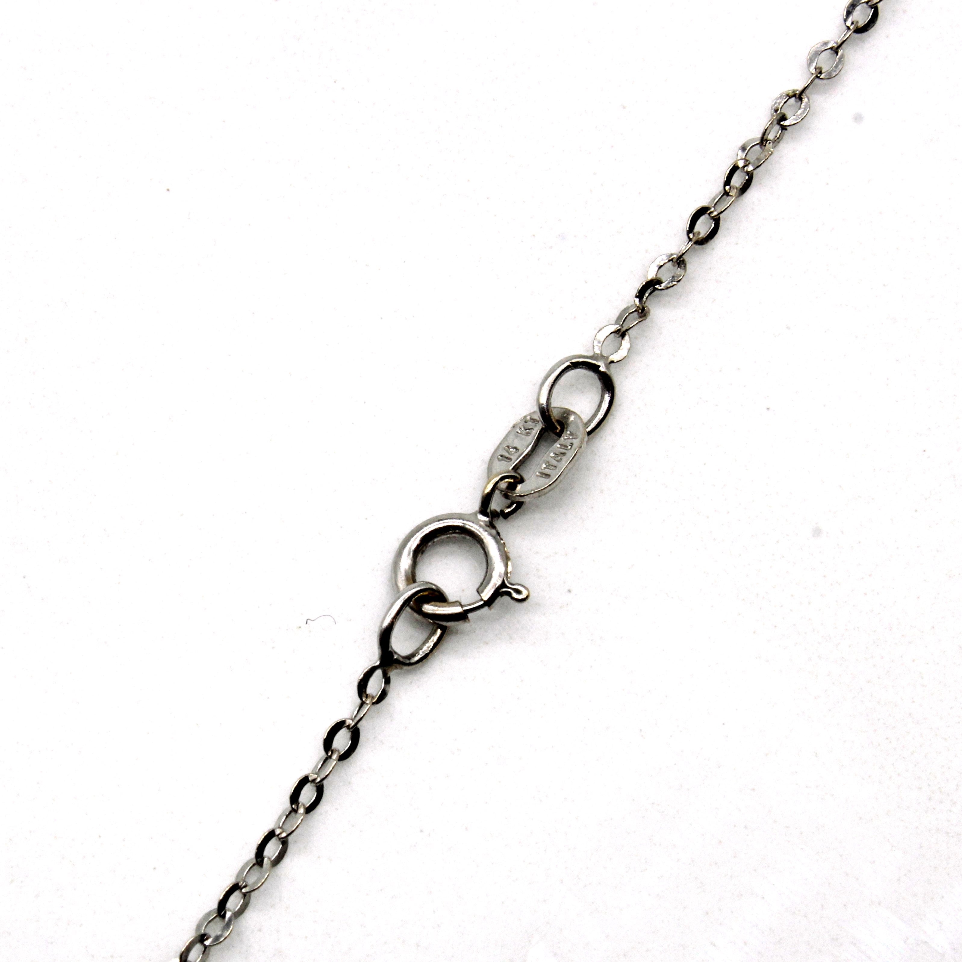 Diamond Circle Necklace | 0.20ctw | 16" |