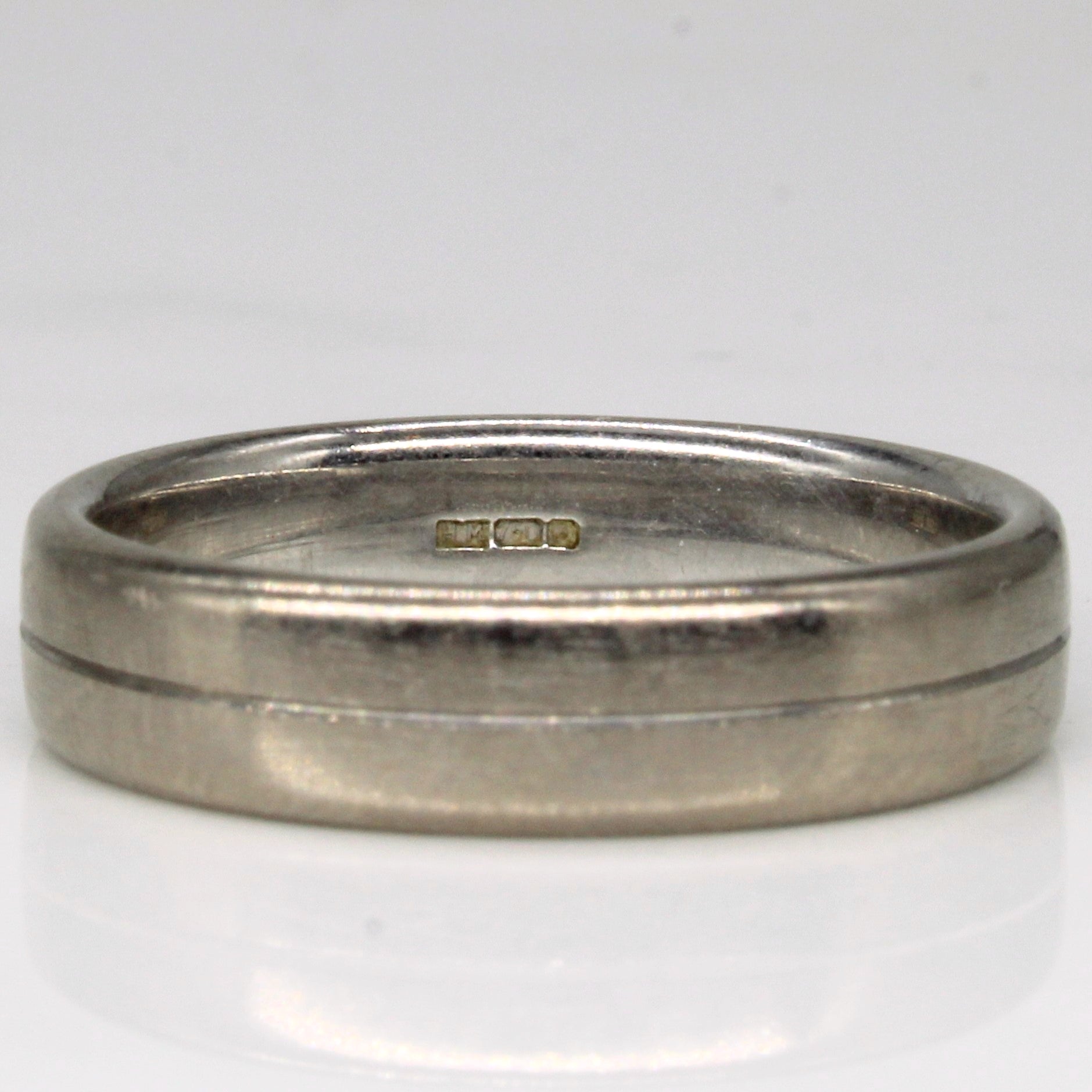 18k White Gold Wedding Band | SZ 6 |