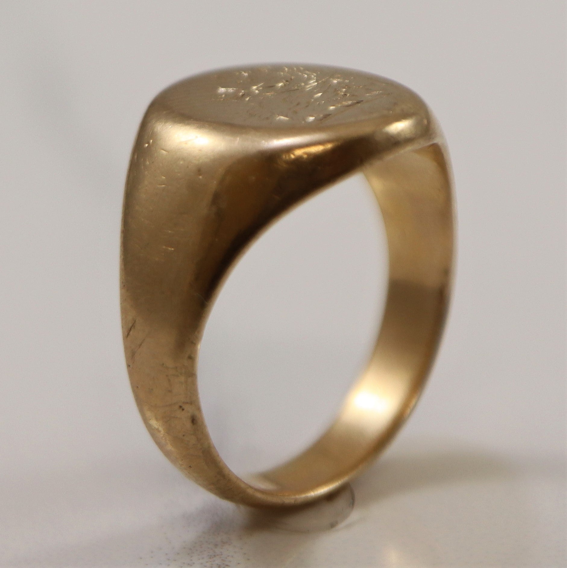 Bague chevalière gravée | Taille 6,75 |
