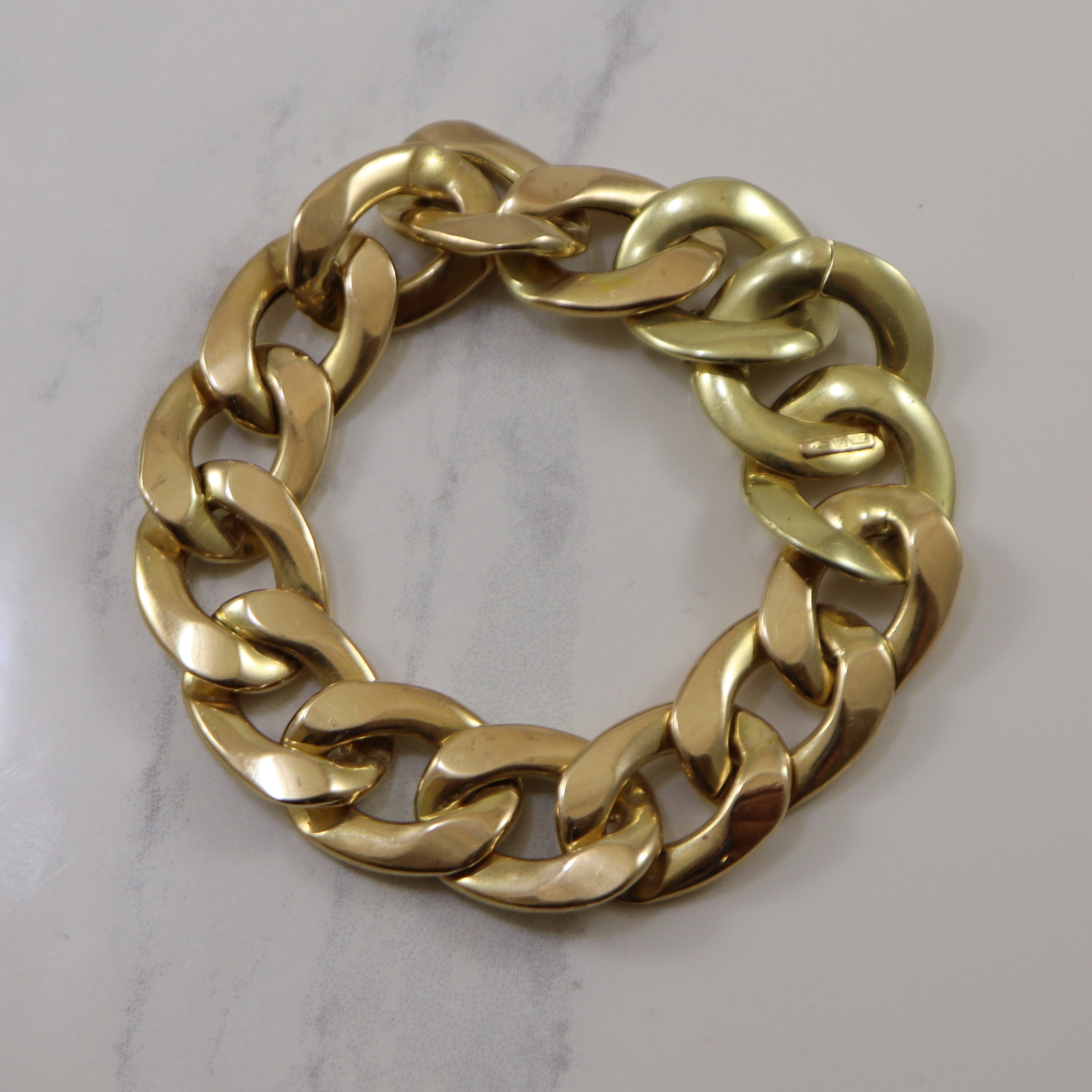 Heavy Link Curb Chain Bracelet | 7" |