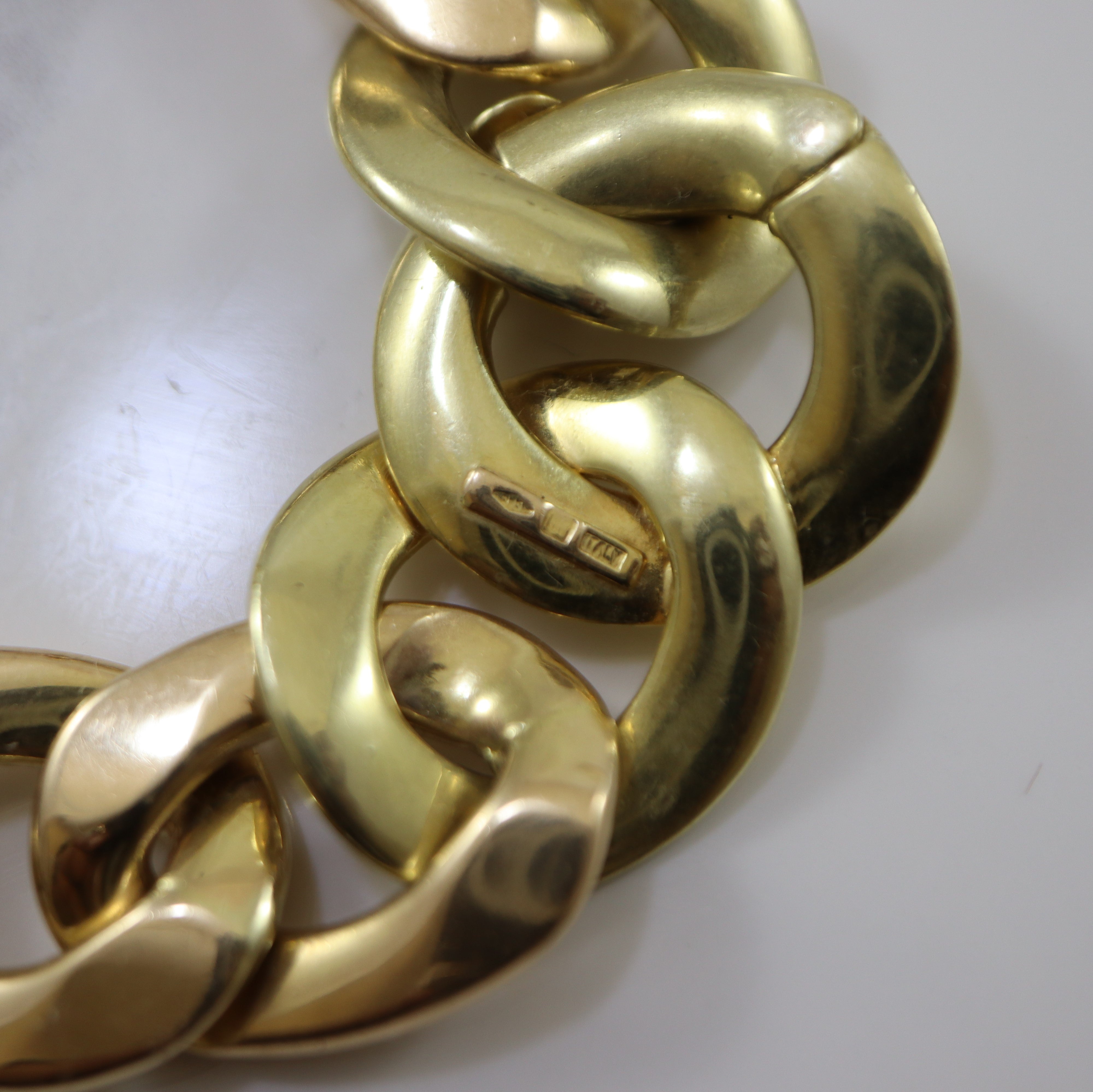 Heavy Link Curb Chain Bracelet | 7" |