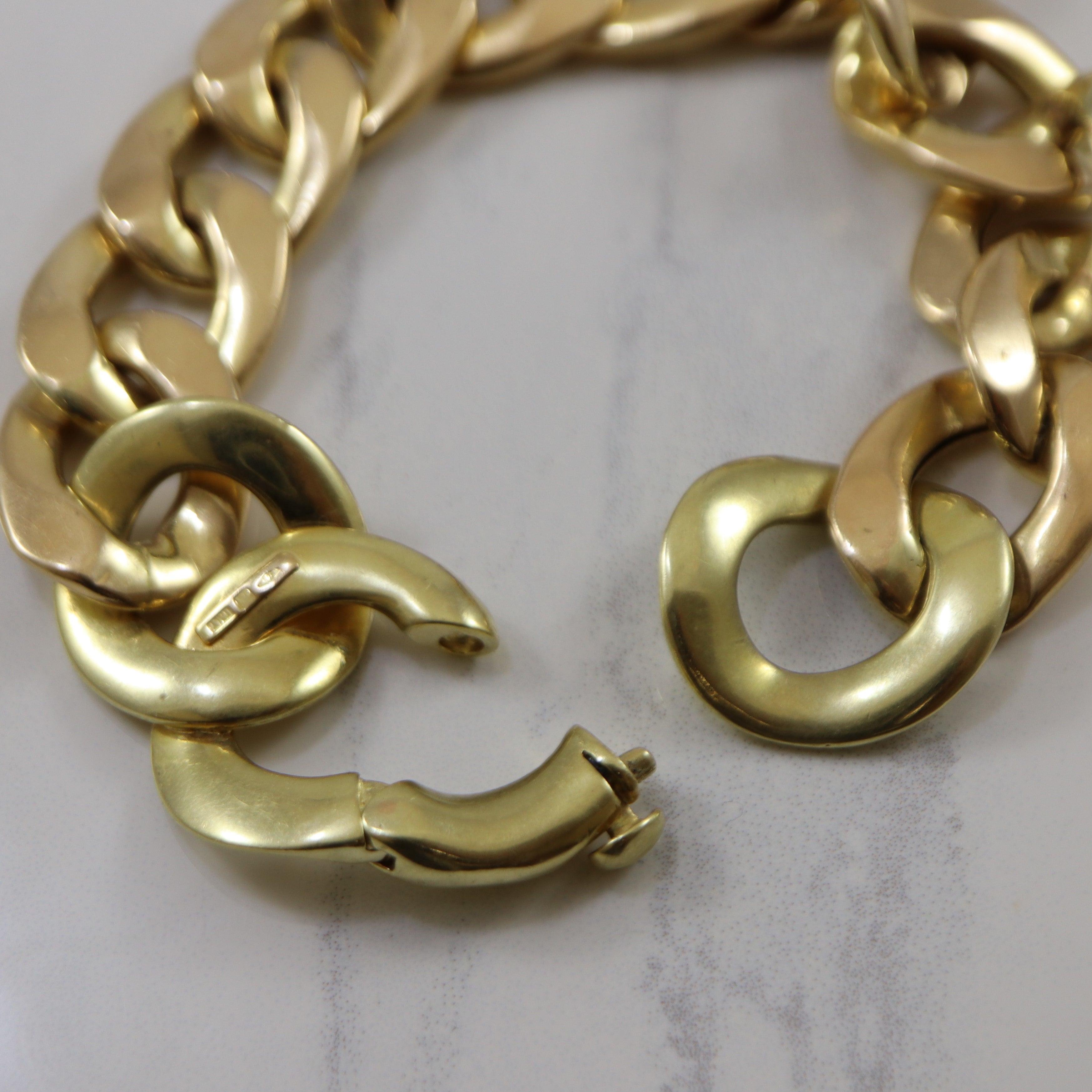 Heavy Link Curb Chain Bracelet | 7" |