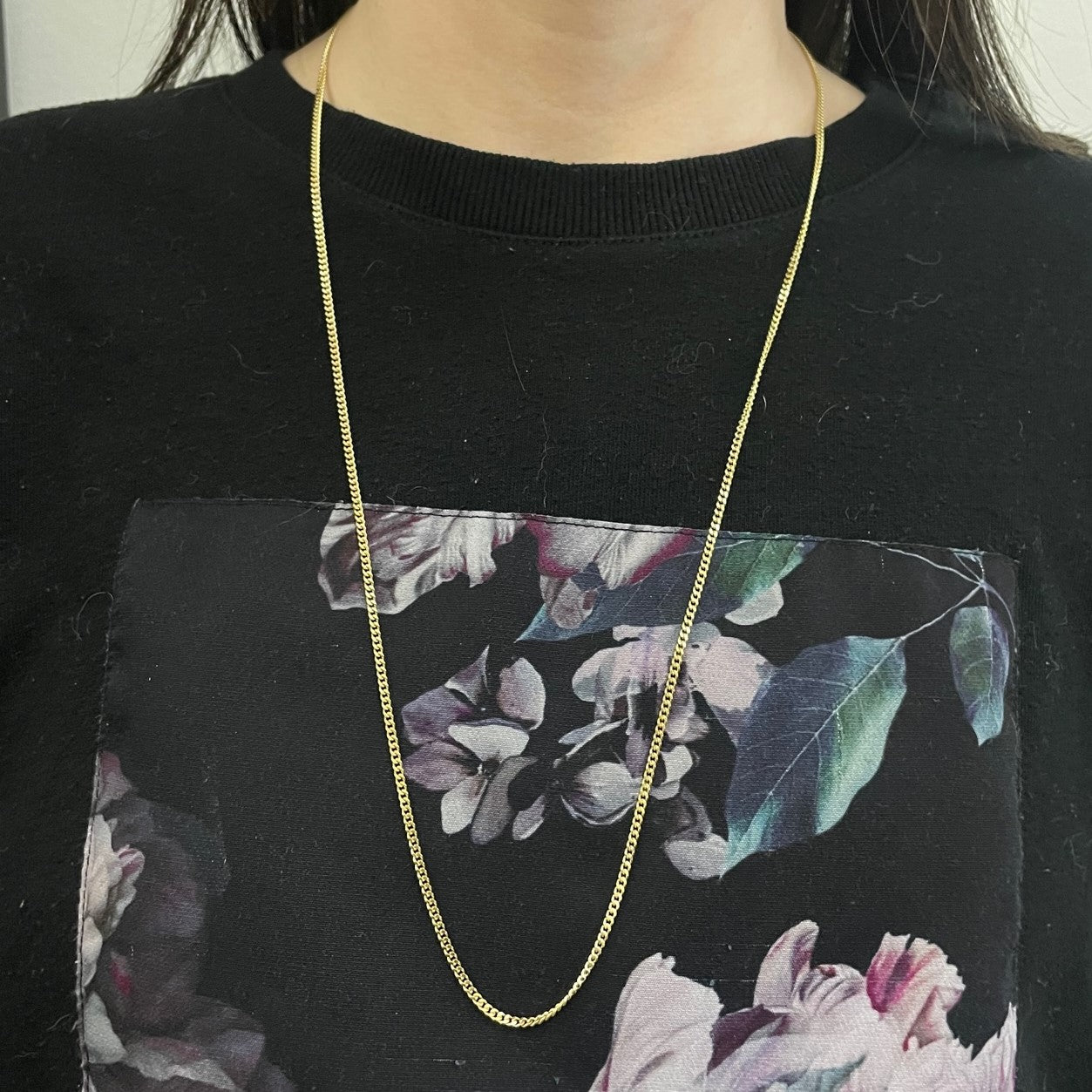 14k Yellow Gold Curb Chain | 28" |
