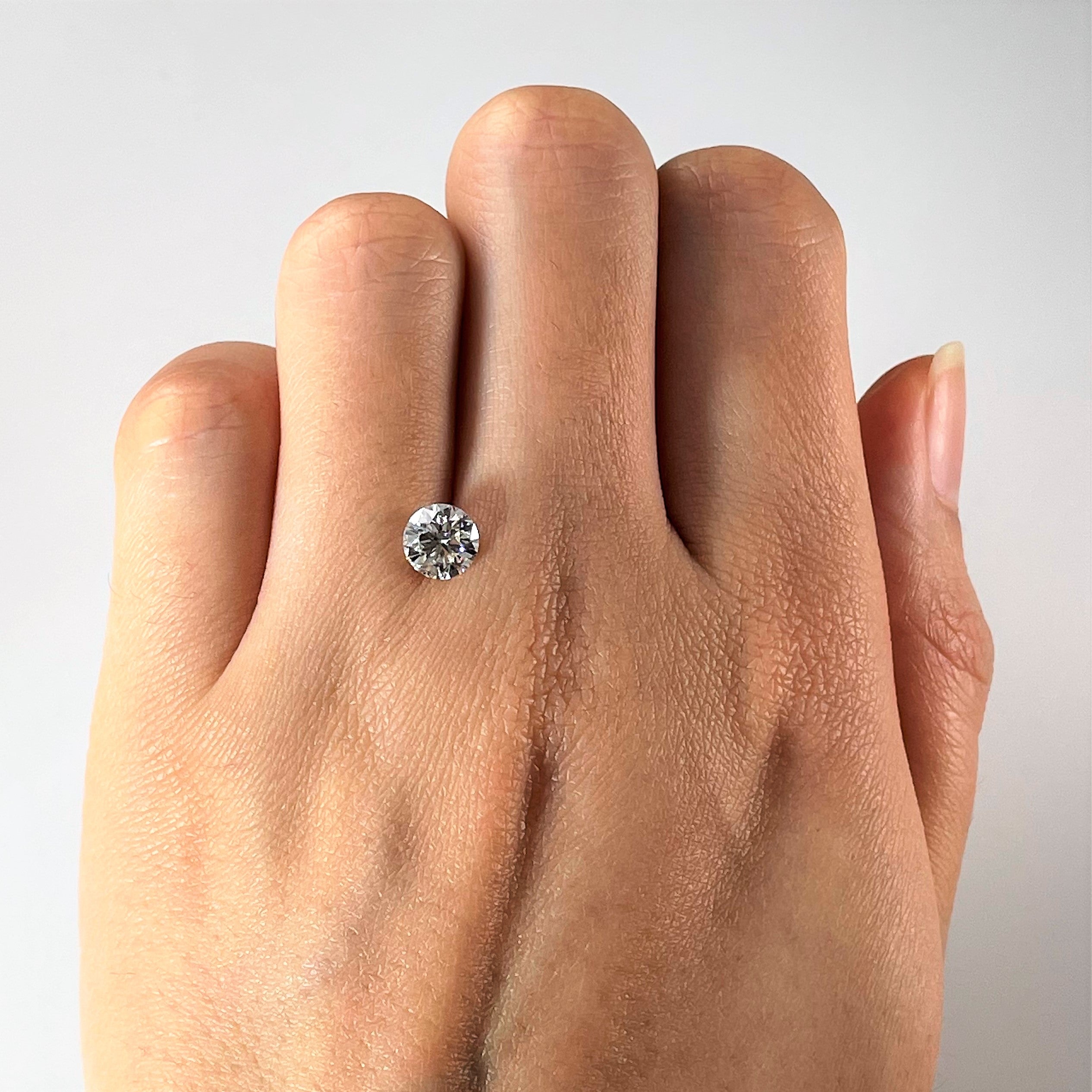 GIA-graded Round Brilliant Cut Natural Loose Diamond | GIA 1.01ct VS2 I |