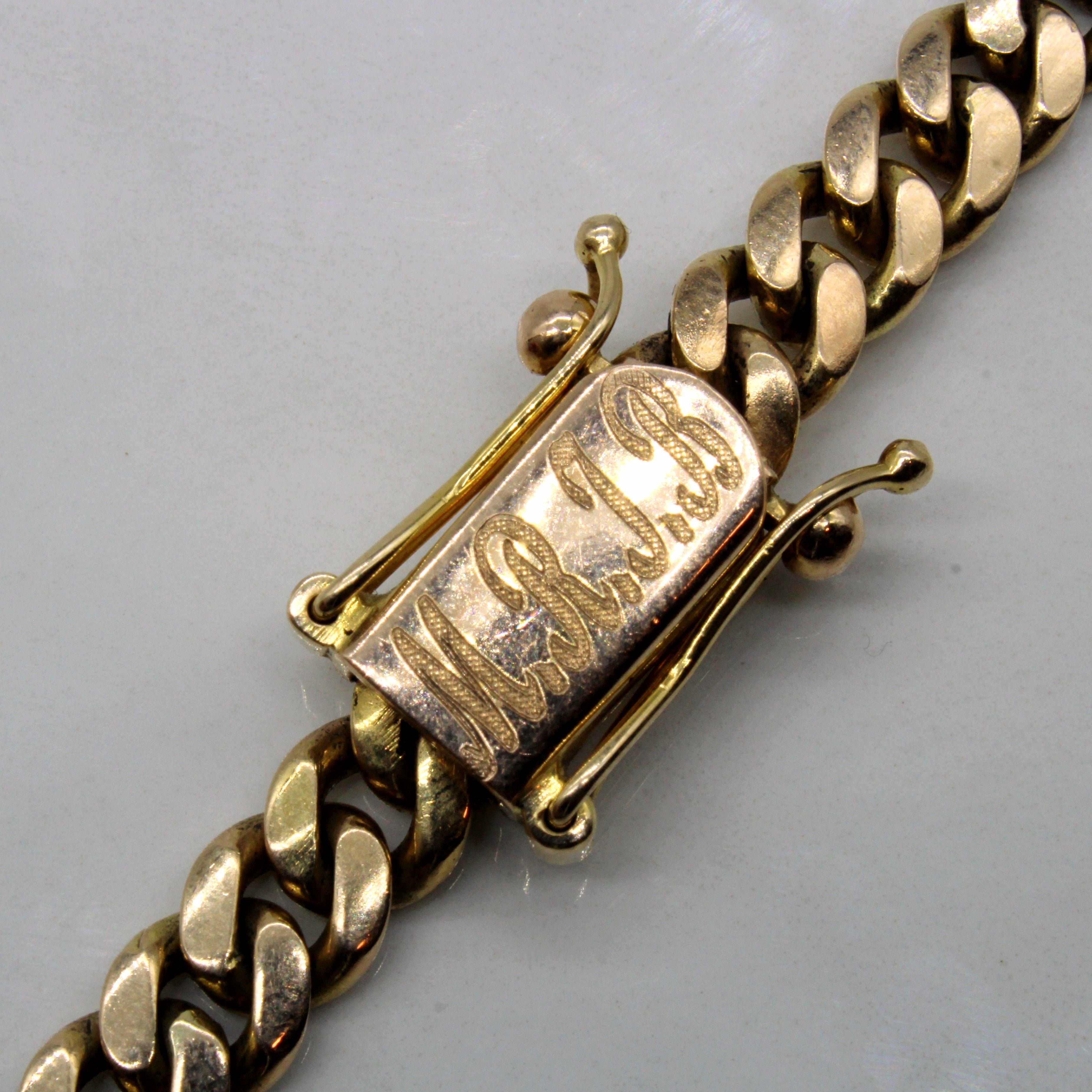 10k Yellow Gold Cuban Link Chain | 22" |