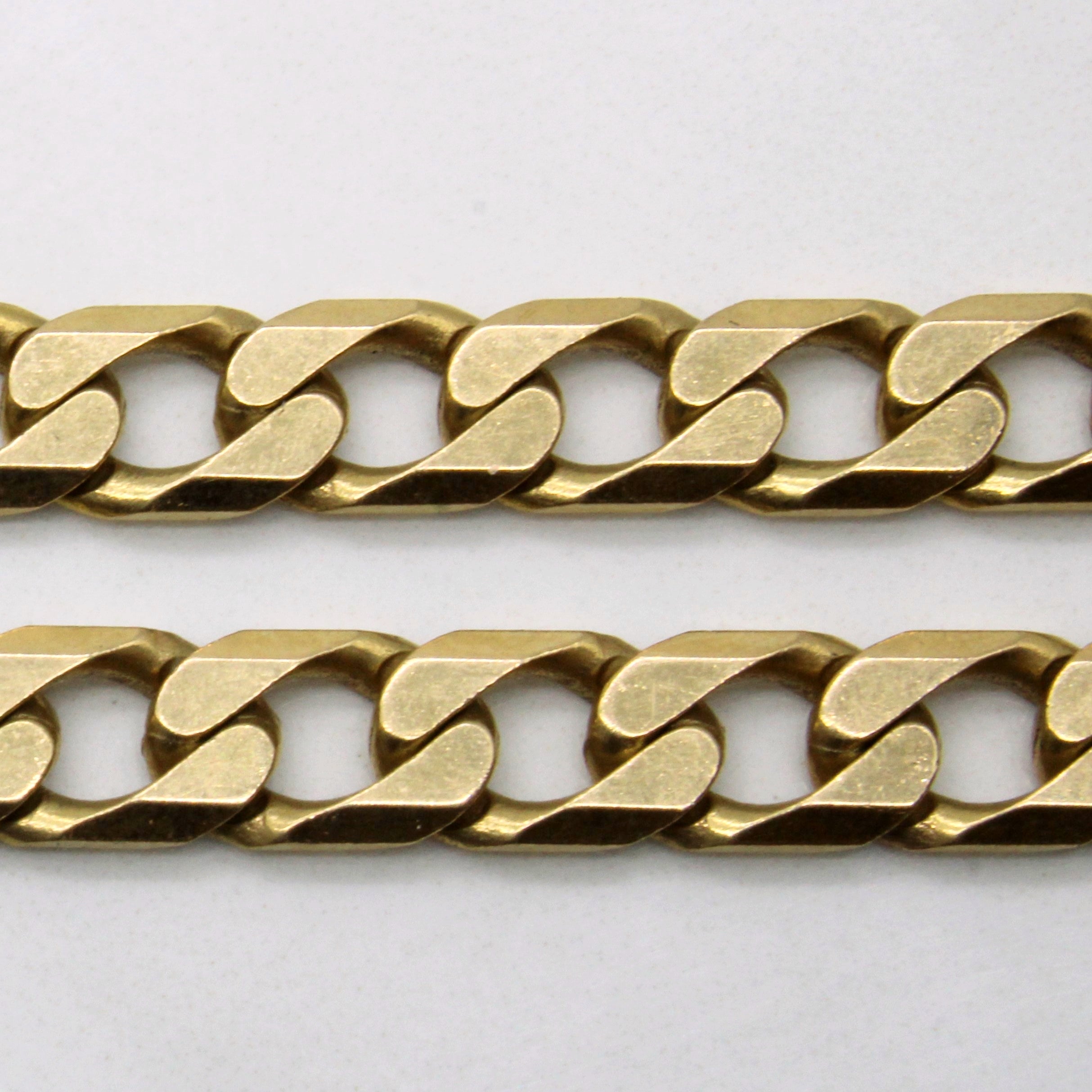 9k Yellow Gold Curb Link Chain | 18" |