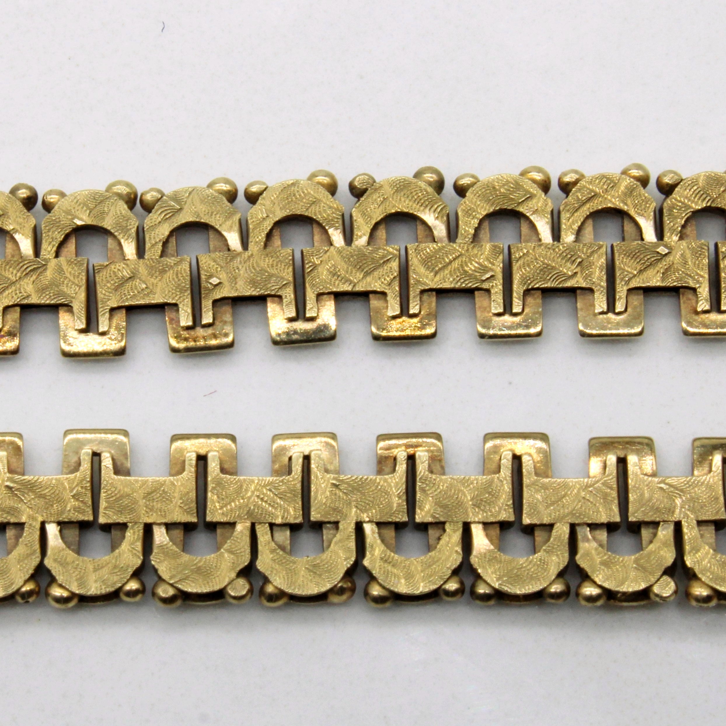 9k Yellow Gold Graduated Necklace | 16" |