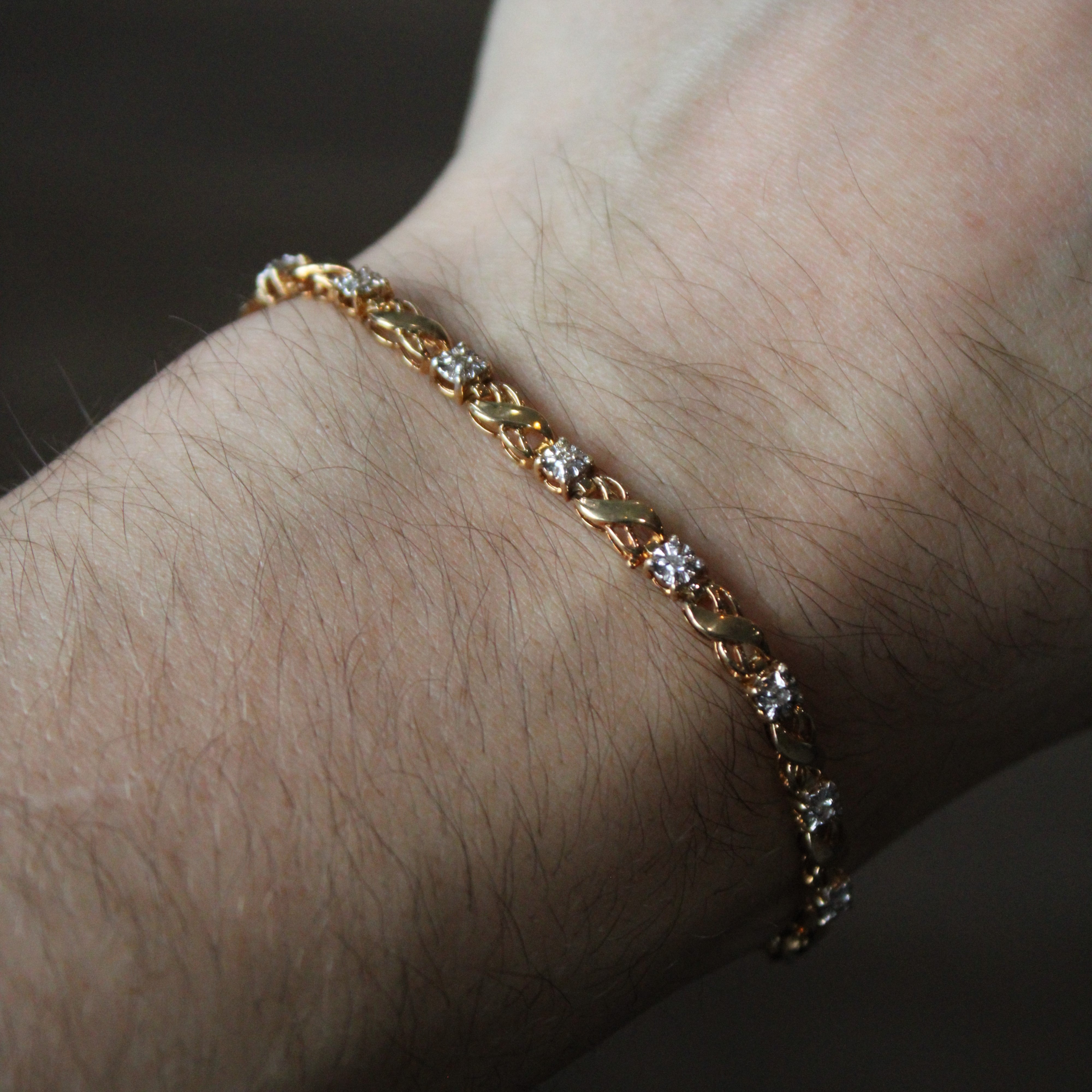 Diamond Illusion Tennis Bracelet | 0.24ctw | 7" |