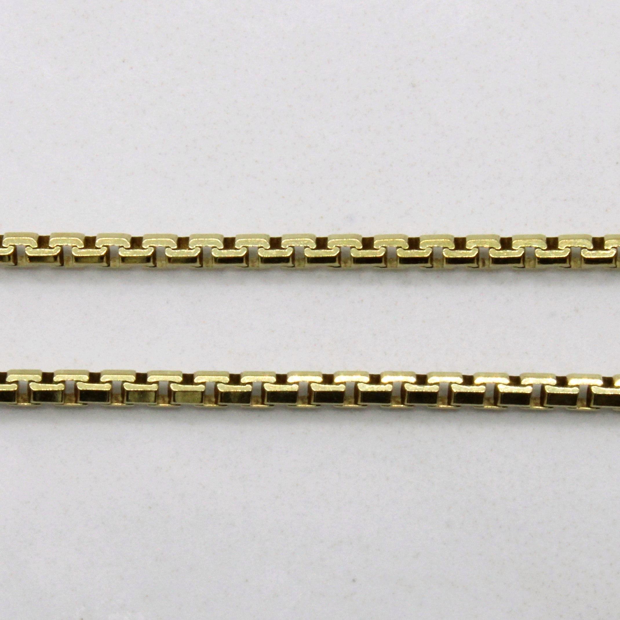 14k Yellow Gold Box Link Chain | 16" |