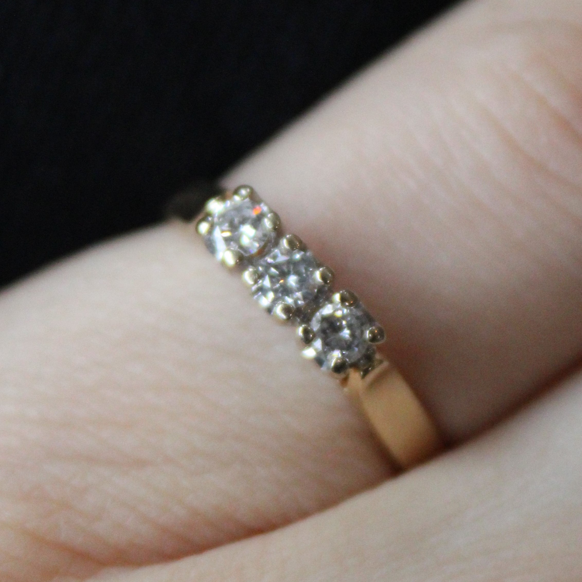 Diamond Three Stone Ring | 0.24ctw | SZ 6 |