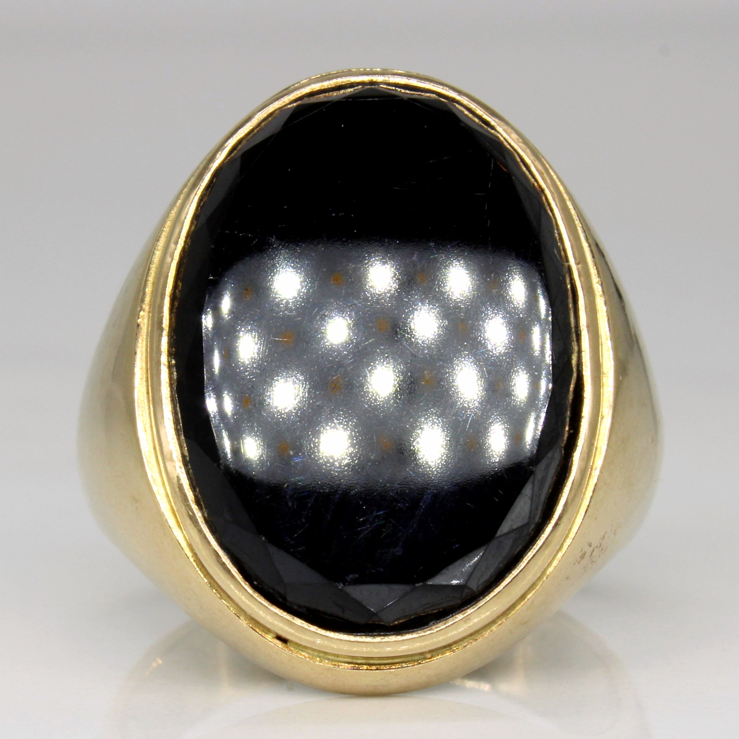 Hematite Statement Ring | 10.75ct | SZ 10 |
