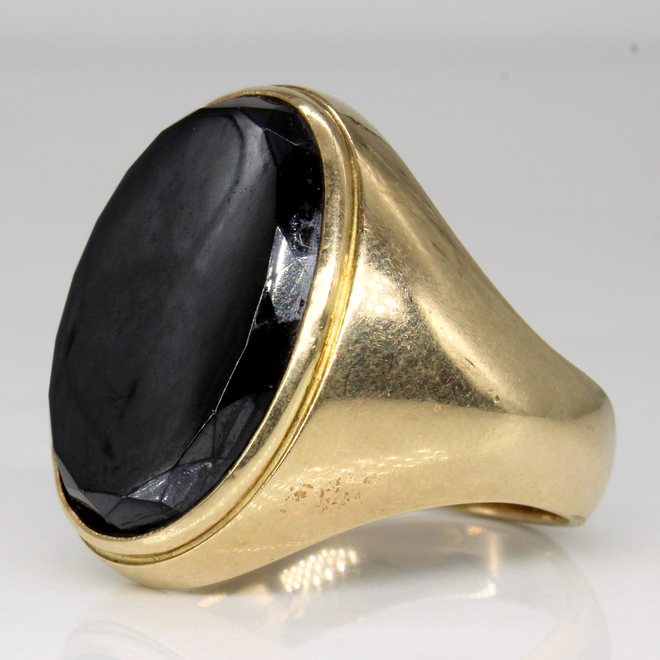 Hematite Statement Ring | 10.75ct | SZ 10 |