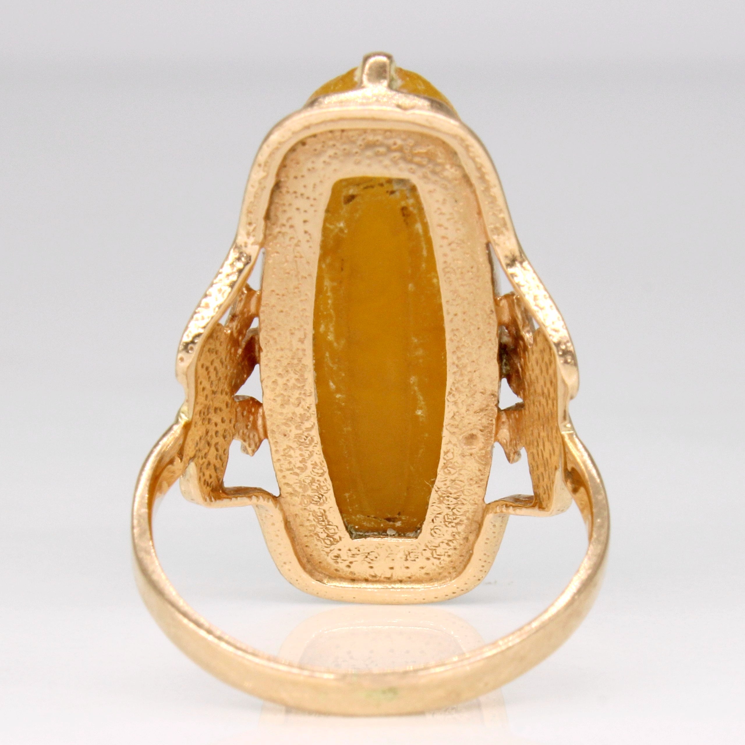 Amber Cocktail Ring | 4.95ct | SZ 6.75 |