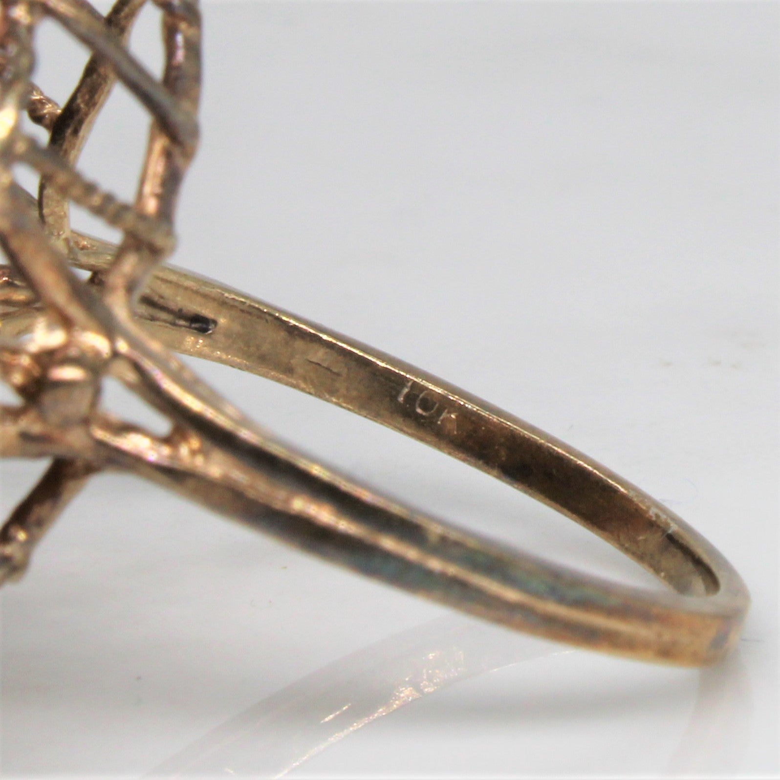 Smokey Quartz Cocktail Ring | 10.50ct | SZ 9.5 |