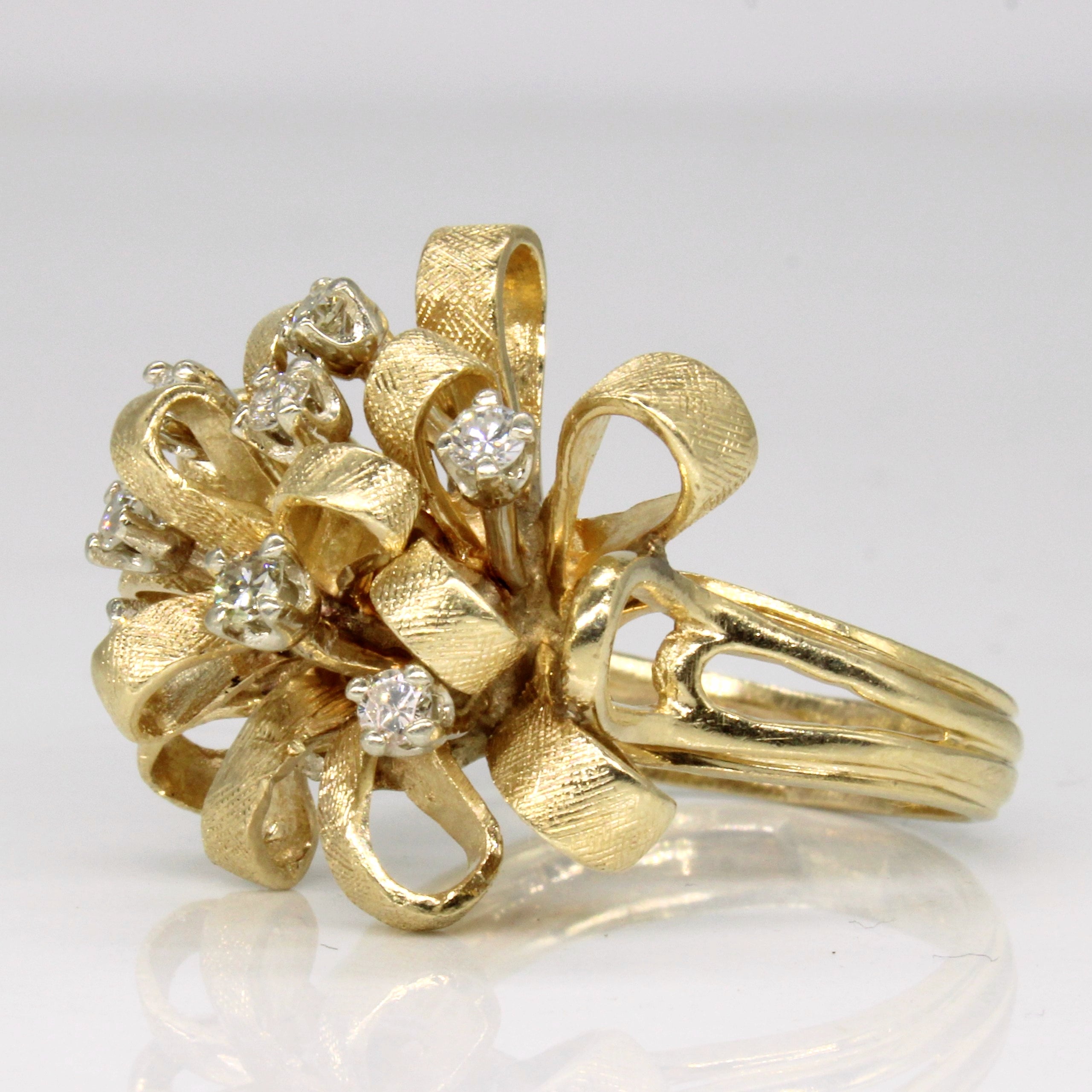 Diamond Cocktail Ring | 0.32ctw | SZ 8 |