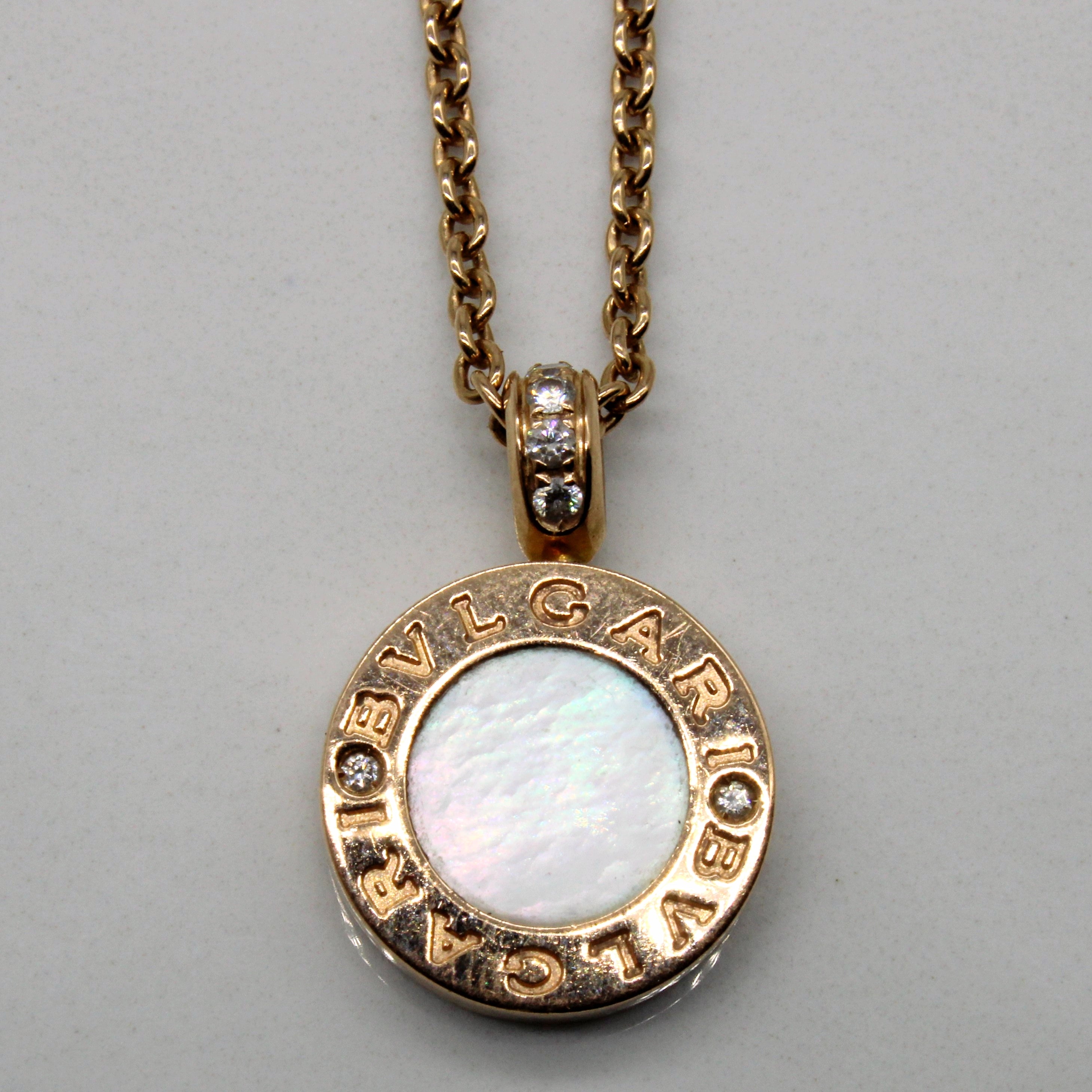 BVLGARI' Double Sided Bvlgari Bvlgari Necklace