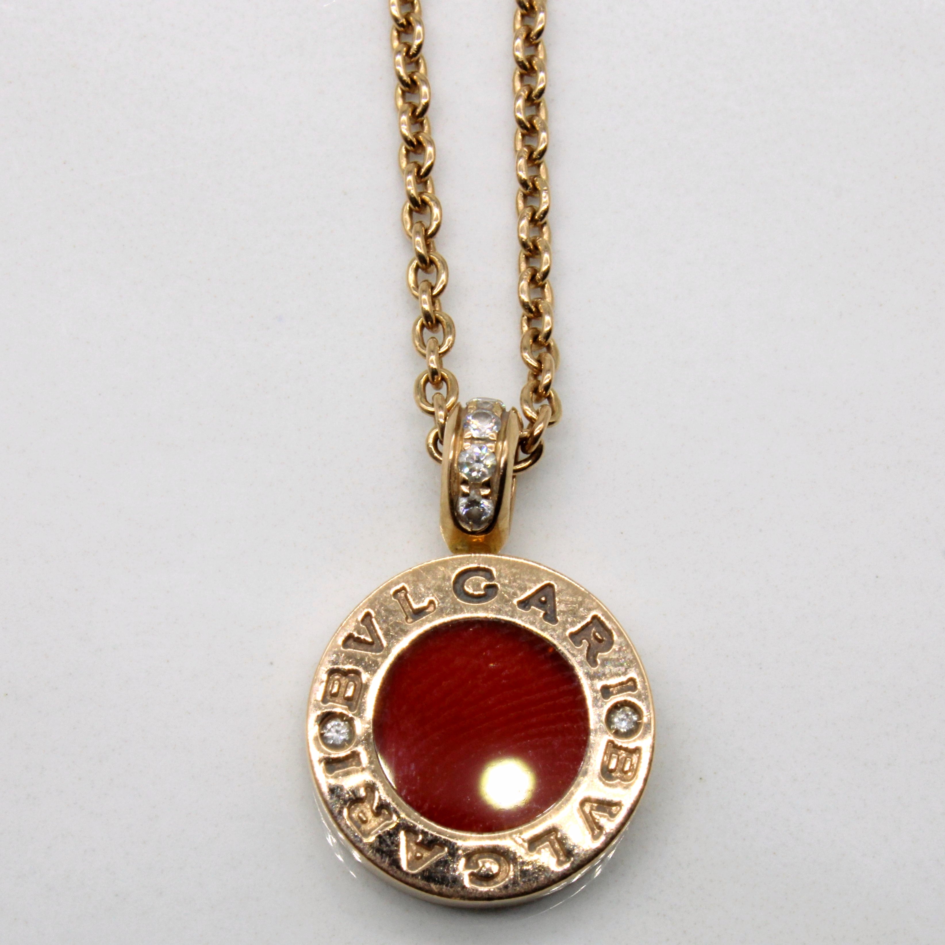 BVLGARI' Double Sided Bvlgari Bvlgari Necklace