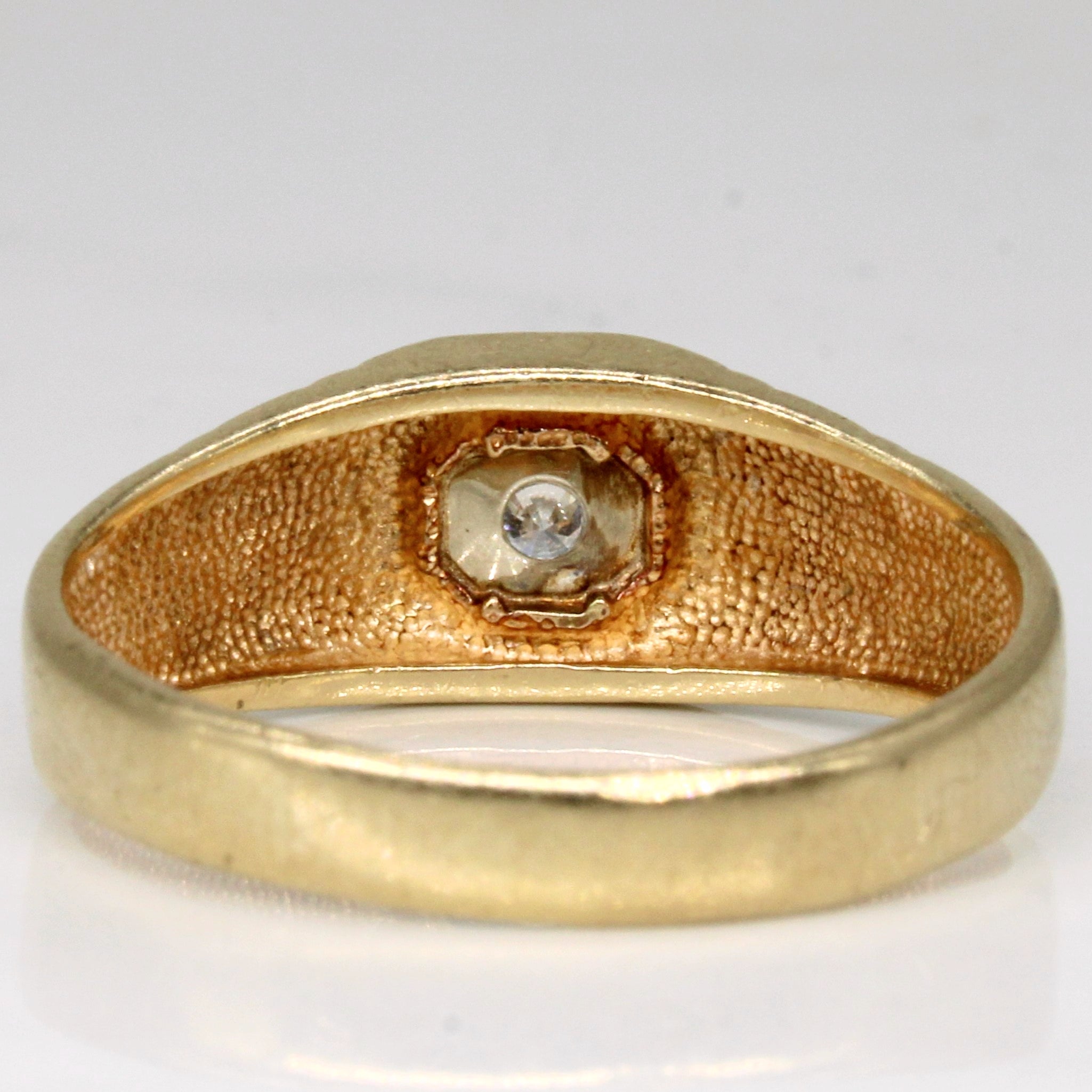 Diamond Flush Set Ring | 0.08ct | SZ 10 |