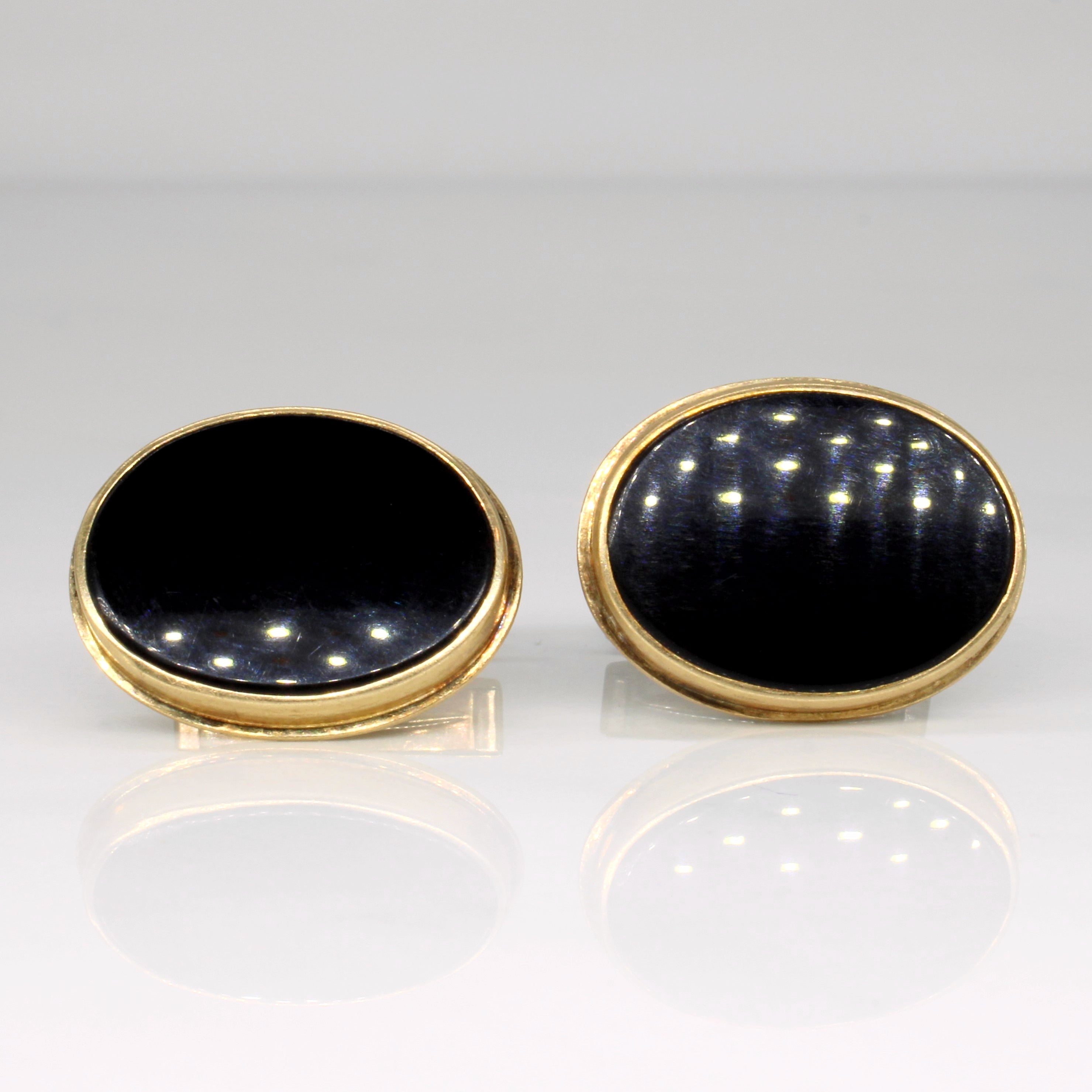 Black Onyx Cufflinks | 8.00ctw |