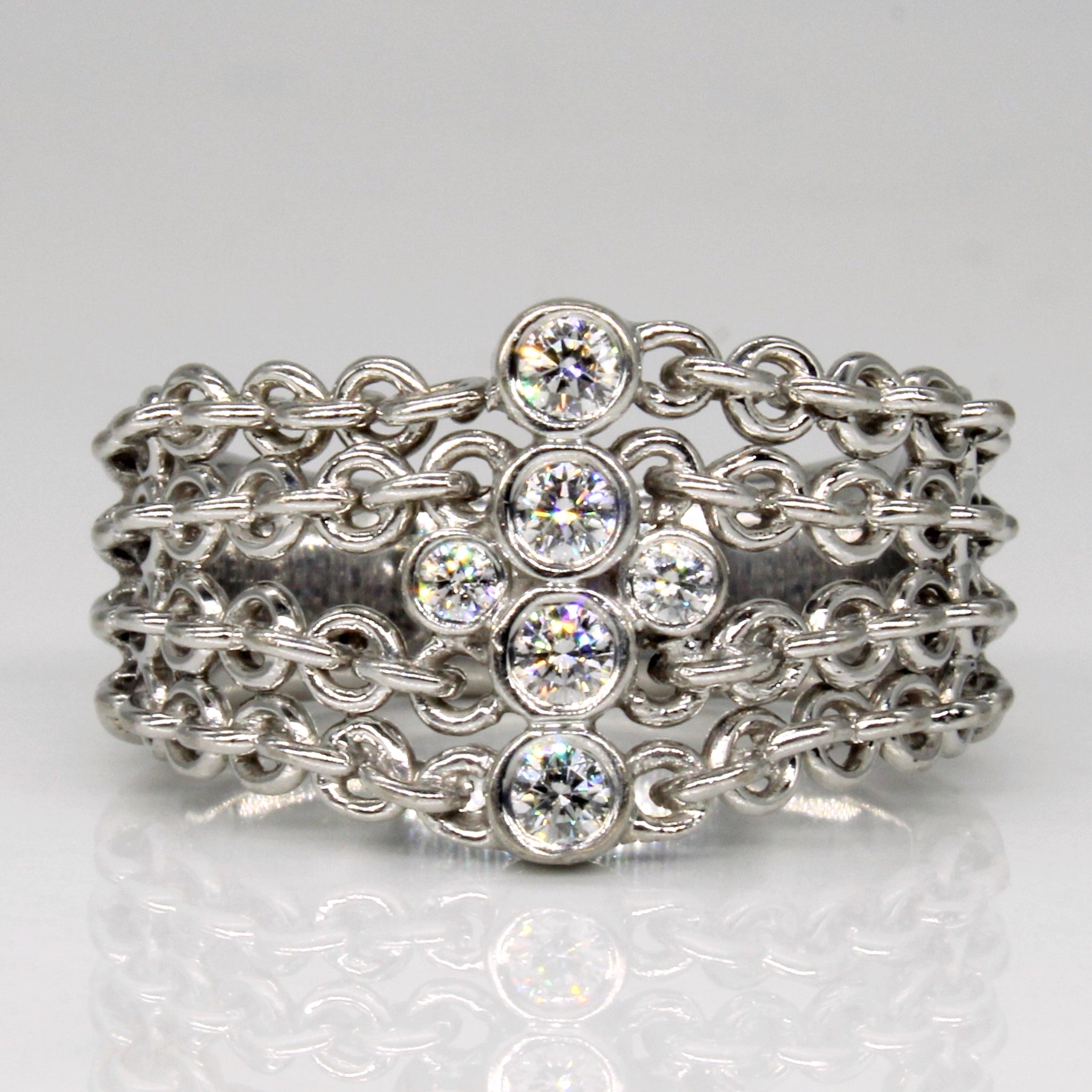 'Birks' Jose Hess Diamond Ring | 0.20ctw | SZ 6.5 |