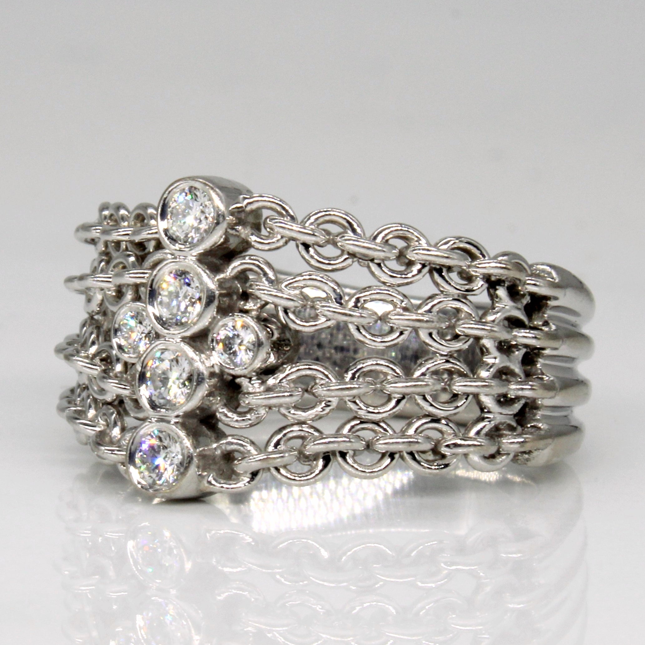 'Birks' Jose Hess Diamond Ring | 0.20ctw | SZ 6.5 |
