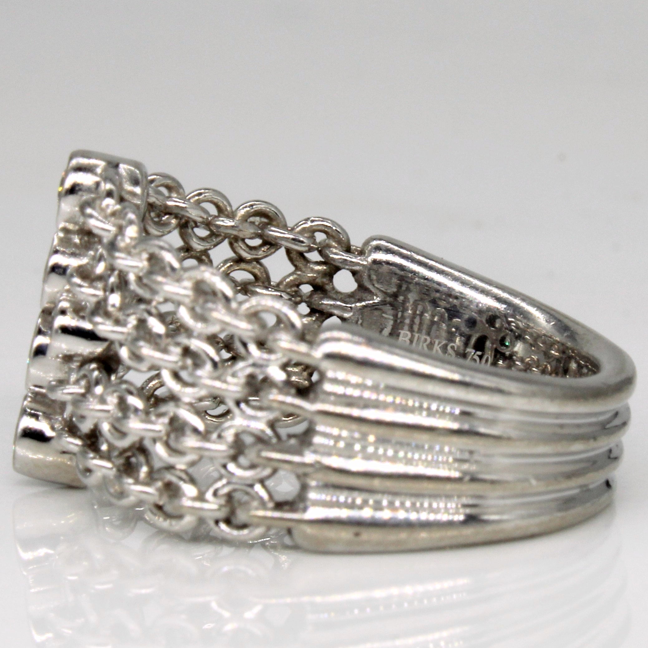 'Birks' Jose Hess Diamond Ring | 0.20ctw | SZ 6.5 |