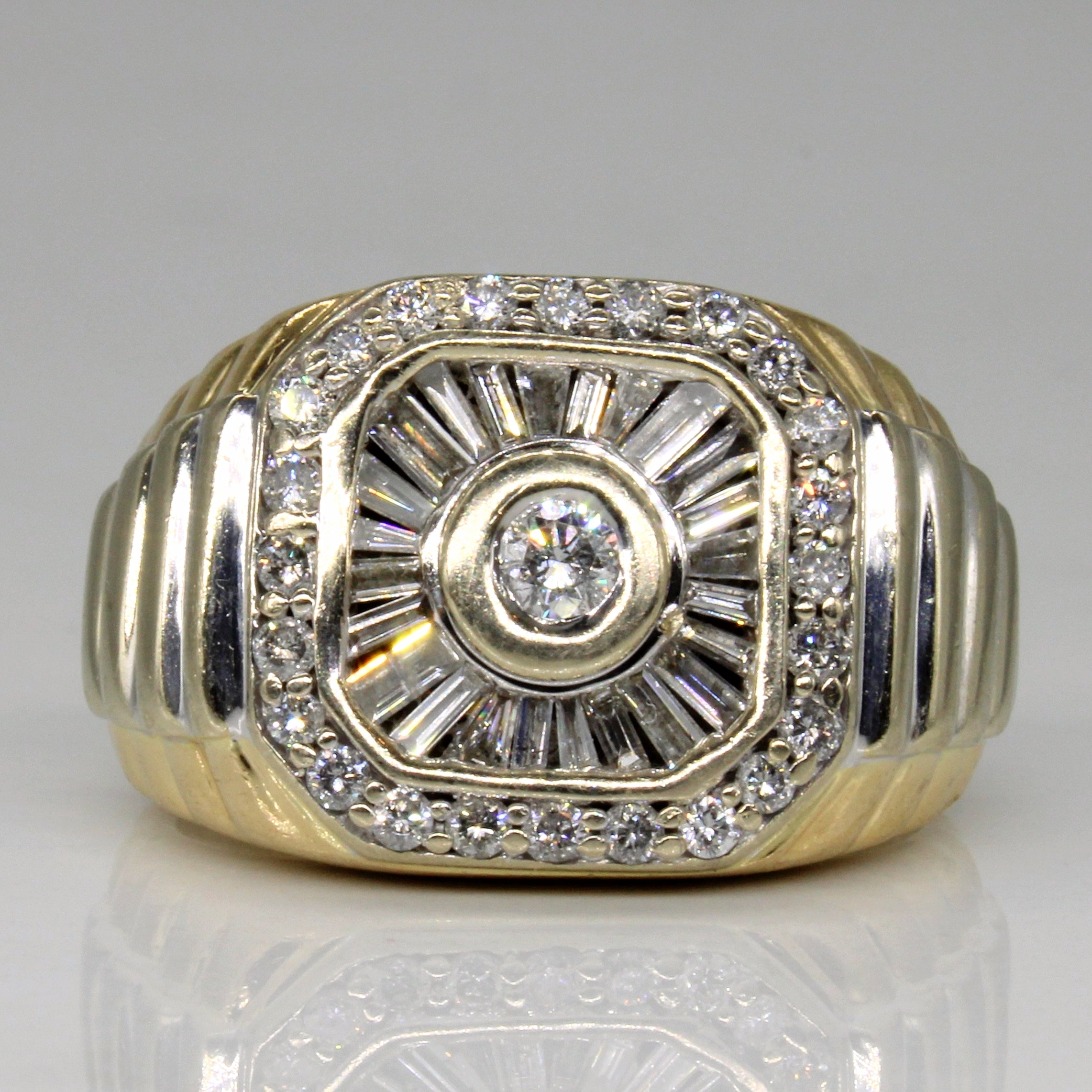 Diamond Multi Cut Cocktail Ring | 0.75ctw | SZ 8.25 |